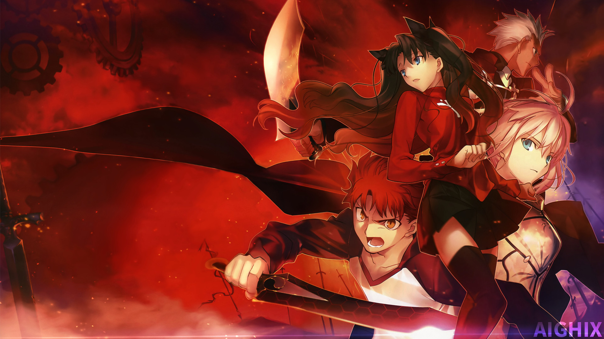 1920x1080 ... Fate stay night Unlimited Blade Works Wallpaper by AIGHIX