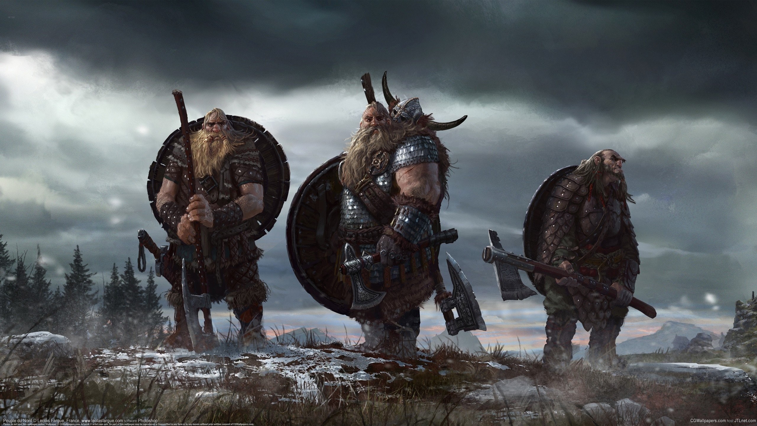 2560x1440 Ancient Viking Weapons