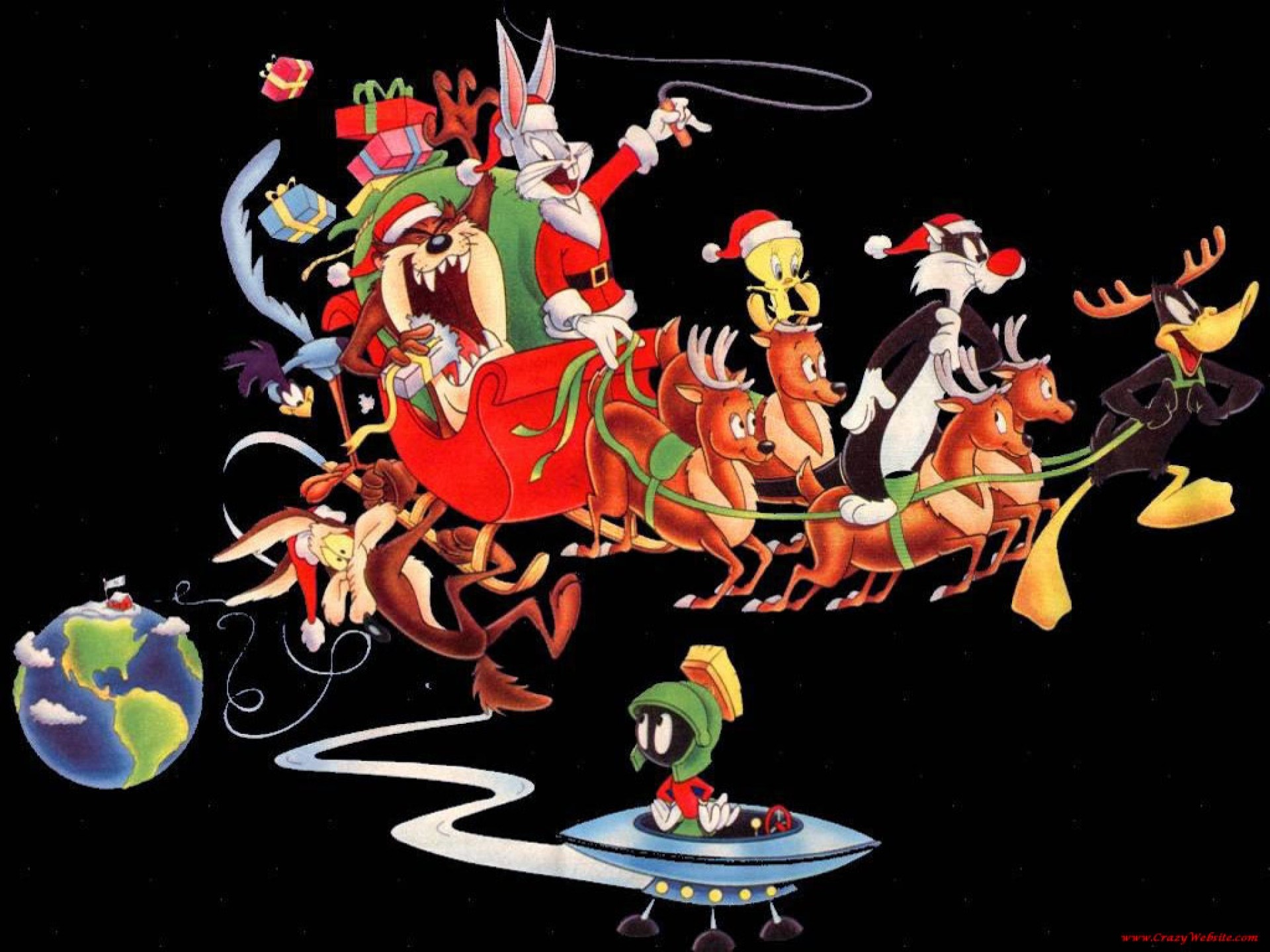 1920x1440 Looney tunes christmas cartoon