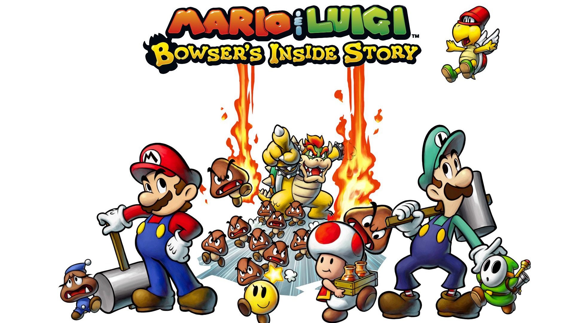 1920x1080 Video Game - Mario & Luigi: Bowser's Inside Story Wallpaper
