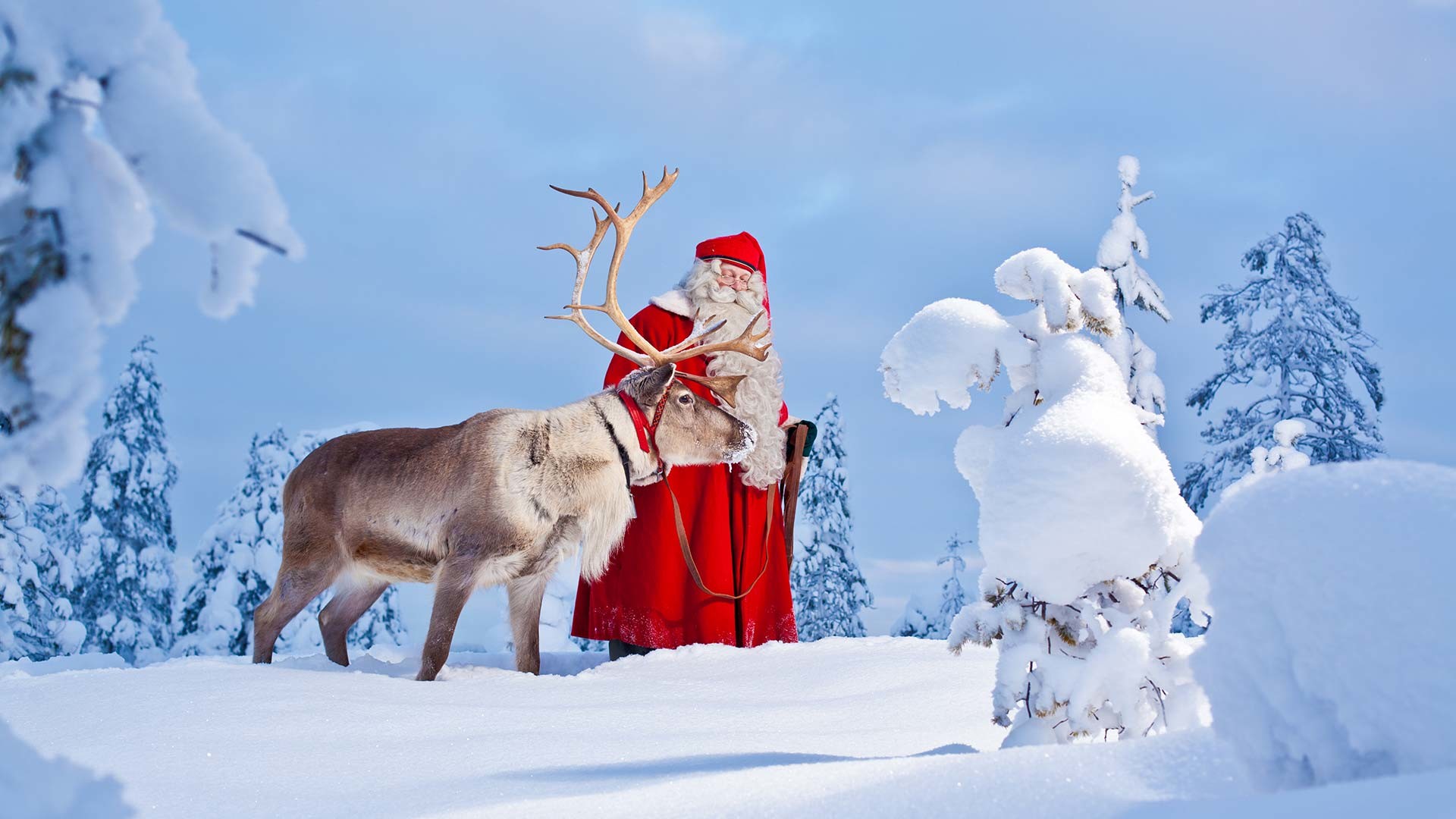 1920x1080 ... Santa Claus and his Reindeer - Â©Visitrovaniemi.fi ...