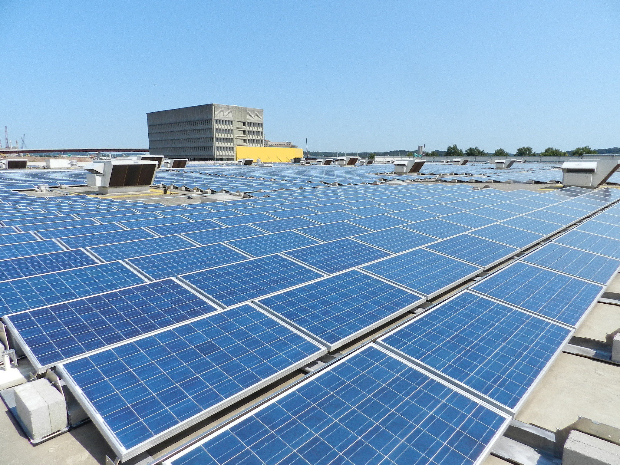 2048x1536 State's Largest Solar Array Now Plugged-in Atop IKEA New Haven | Business  Wire