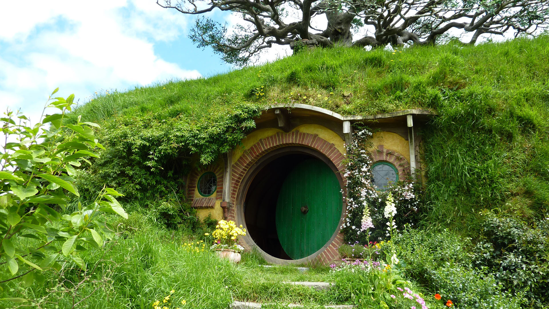 1920x1080 20 Things You Didn't Know About New Zealand Hobbit house