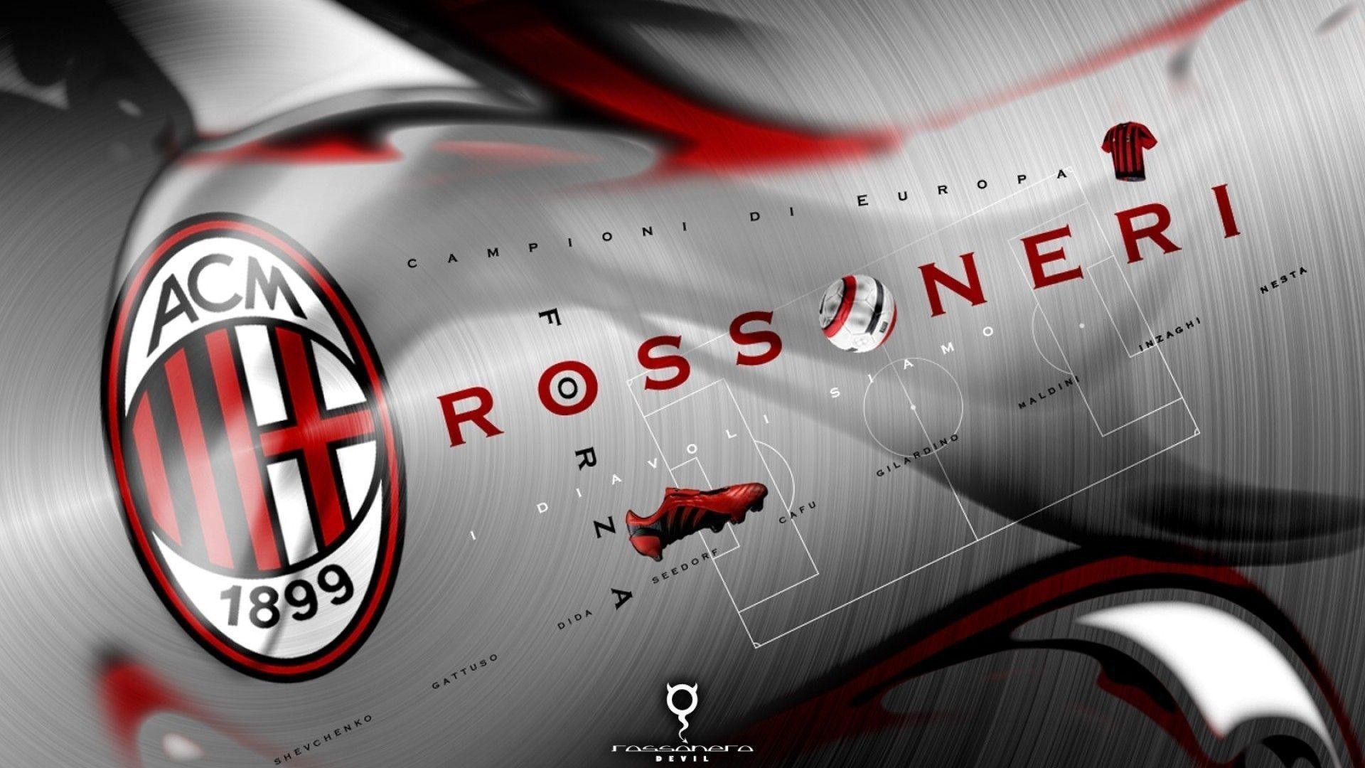 1920x1080  AC Milan Wallpaper HD - Soccer Desktop