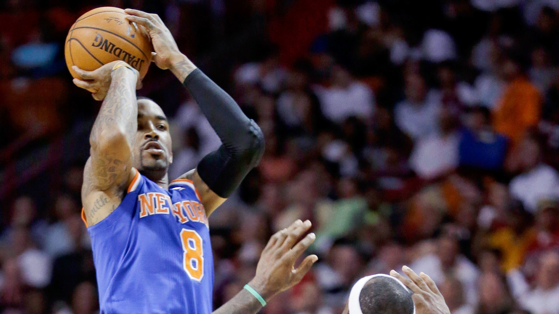 1920x1080 Knicks' J.R. Smith makes 3-point history with 22 attempts outside arc | NBA  | Sporting News