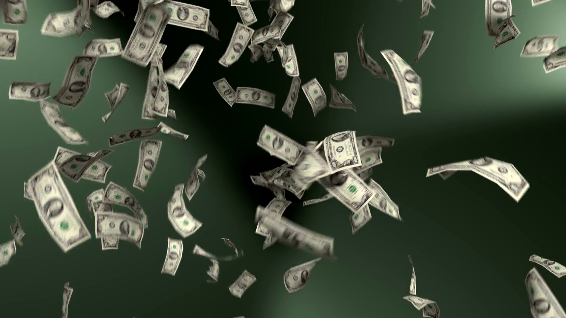 1920x1080 Money Falling Dollars Financial Win US Currency Tax Green Background Motion  Background - VideoBlocks