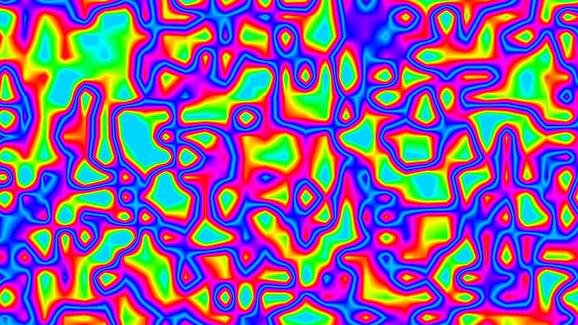 1920x1080 Alien Dream Psychedelic Abstract Flowing Fractal Garish Colorful Background  Loop 3 slow Motion Background - VideoBlocks