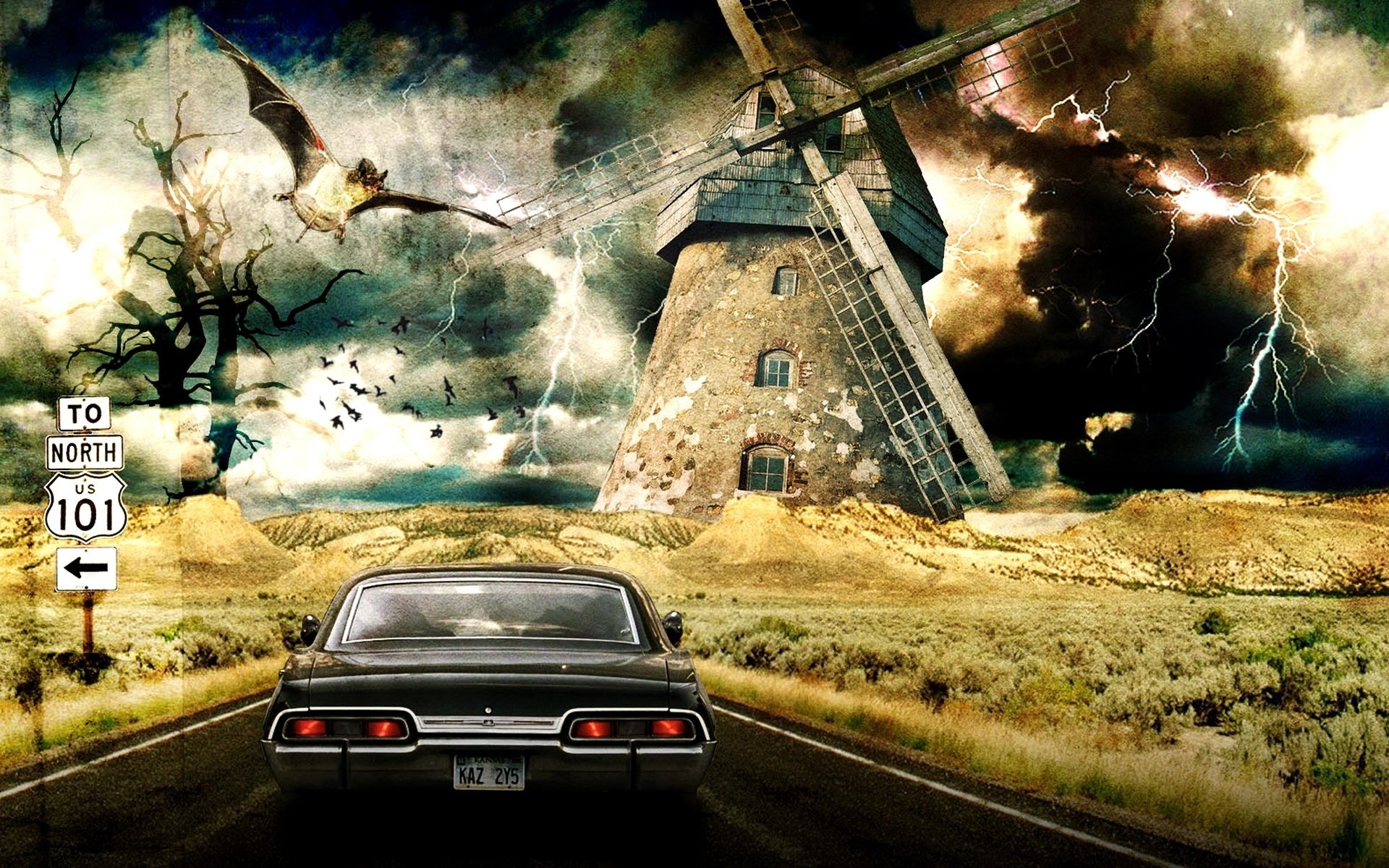 1920x1200 HD Wallpaper and background photos of the road so far for fans of  Supernatural images.