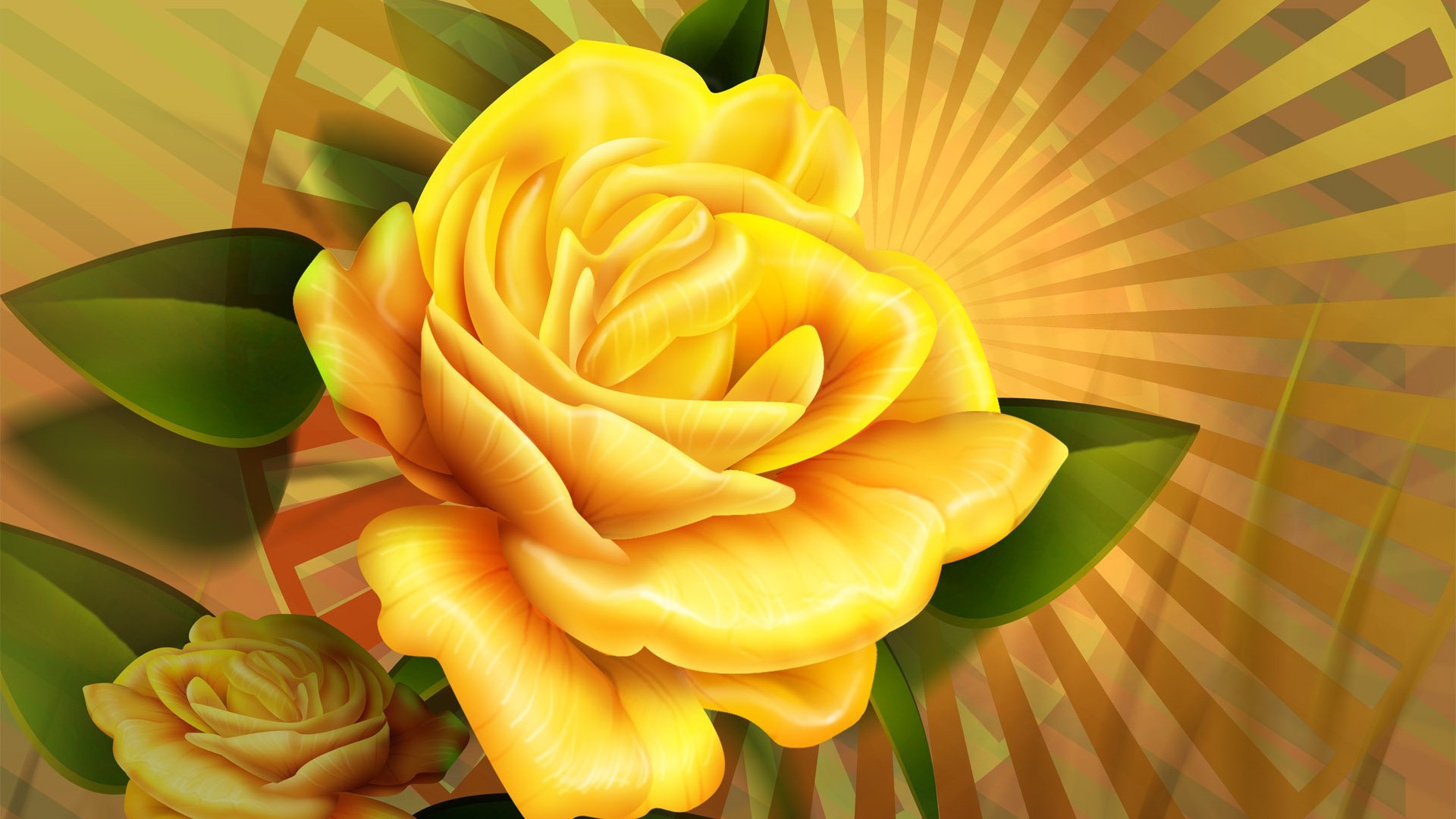 1920x1080 Yellow Rose Wallpapers And Backgrounds