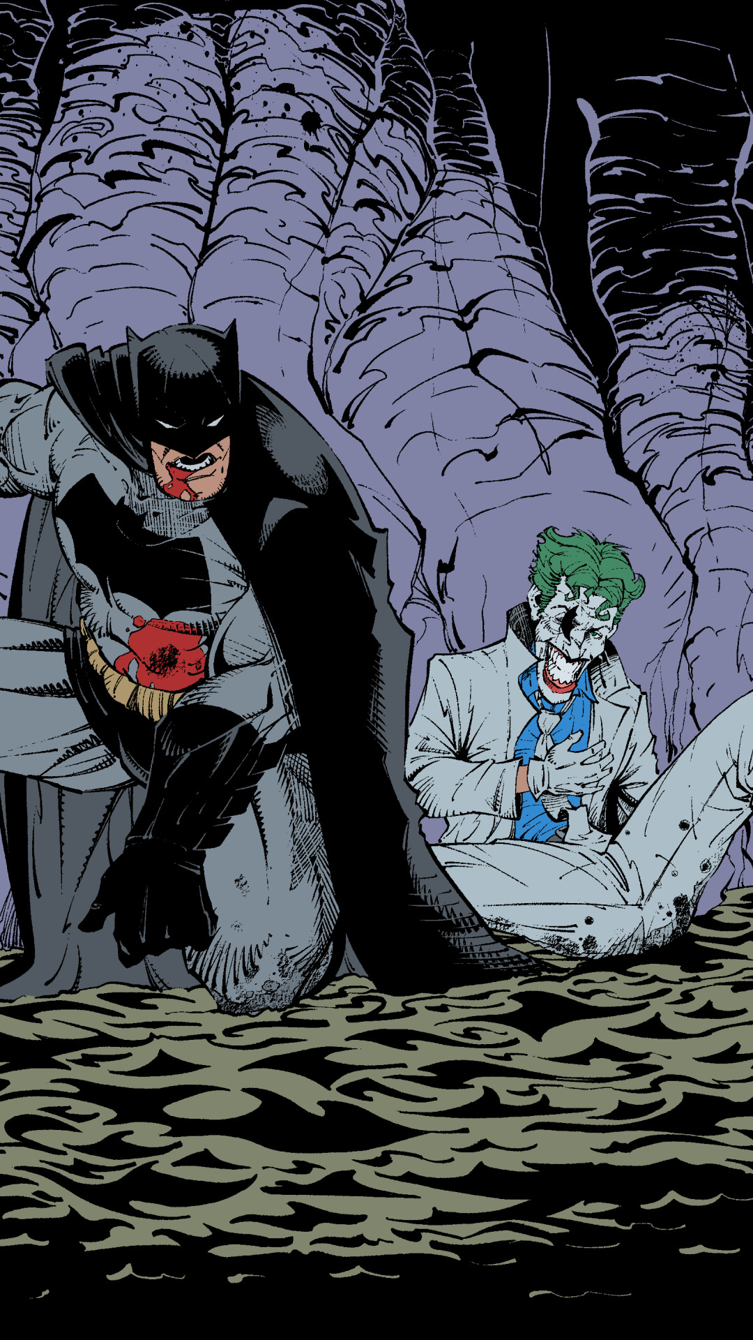 1080x1920 Comics The Dark Knight Returns Batman Joker. Wallpaper 688957