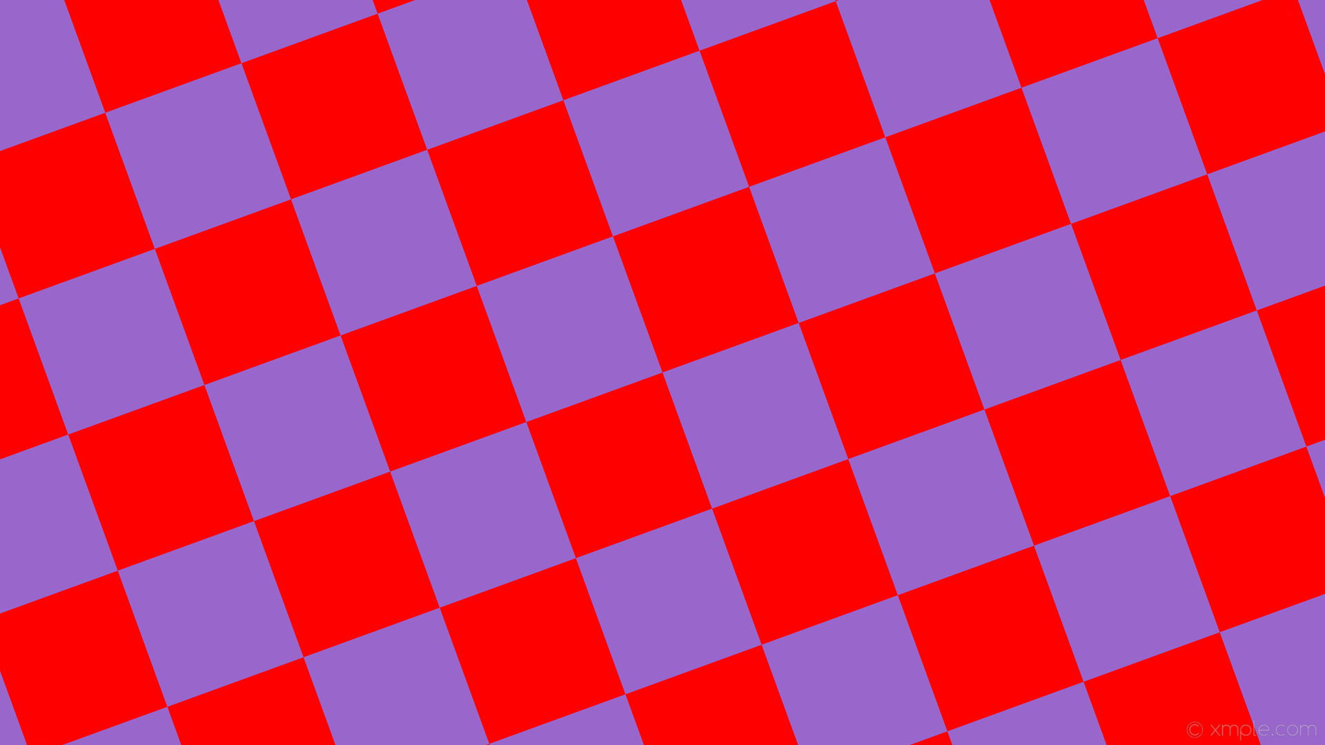 1920x1080 wallpaper red squares checkered purple amethyst #9966cc #ff0000 diagonal  20Â° 210px
