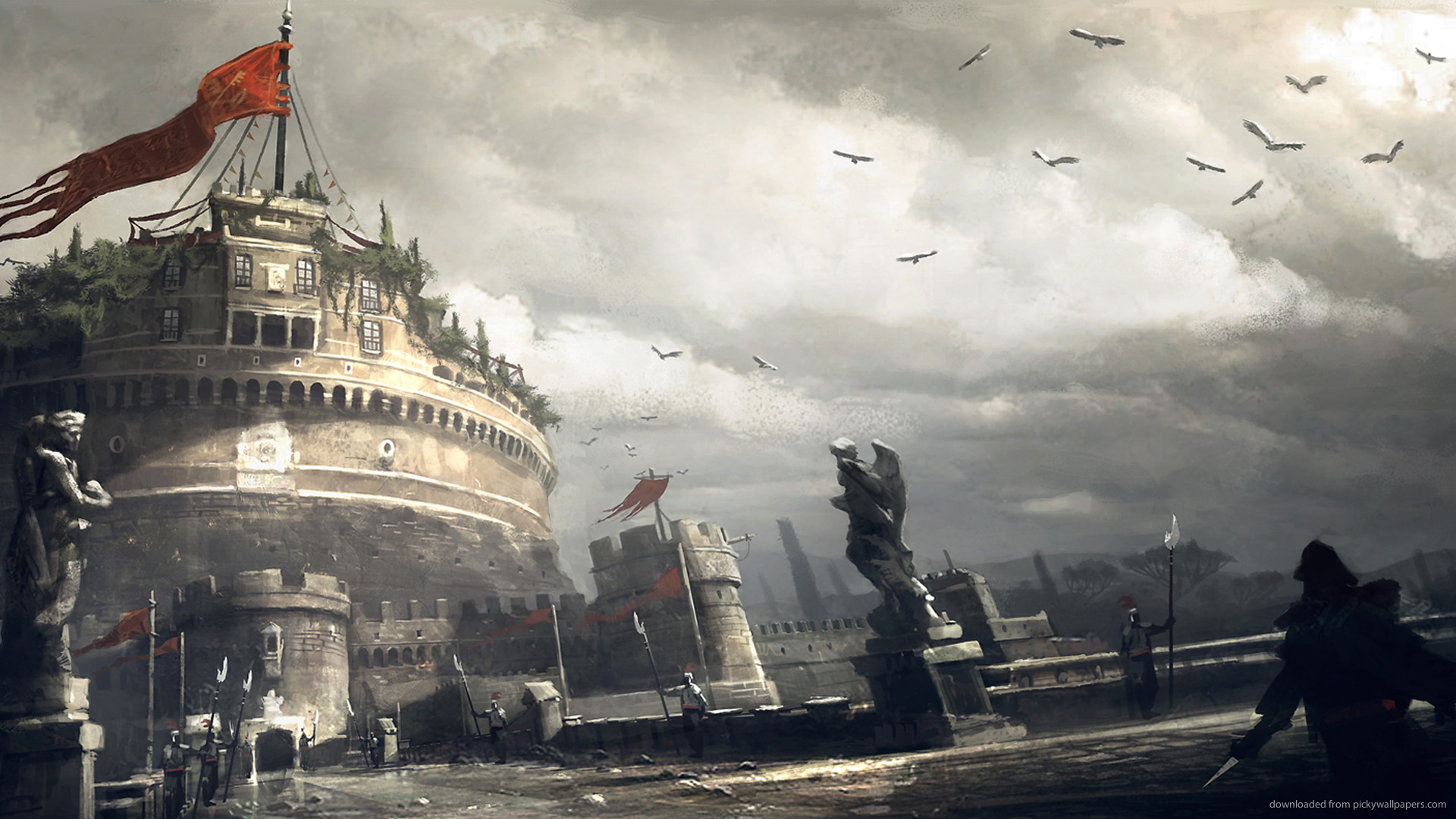 1920x1080 Assassin's Creed Brotherhood Borgia Tower for 