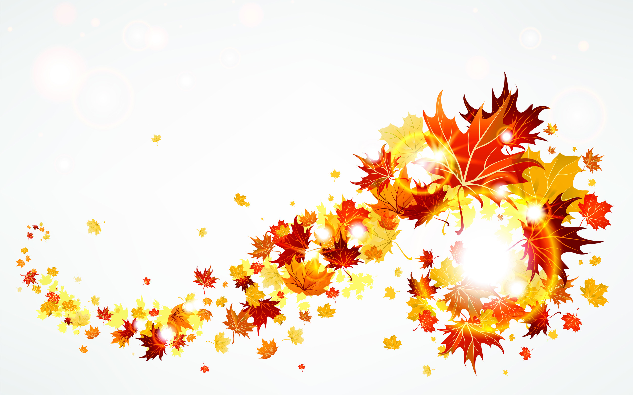 2560x1600 Autumn leaf background clipart
