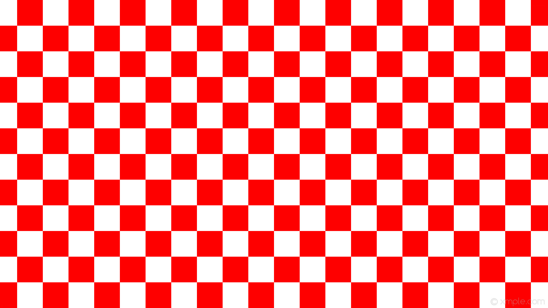 1920x1080 wallpaper checkered red squares white #ff0000 #ffffff diagonal 0Â° 90px