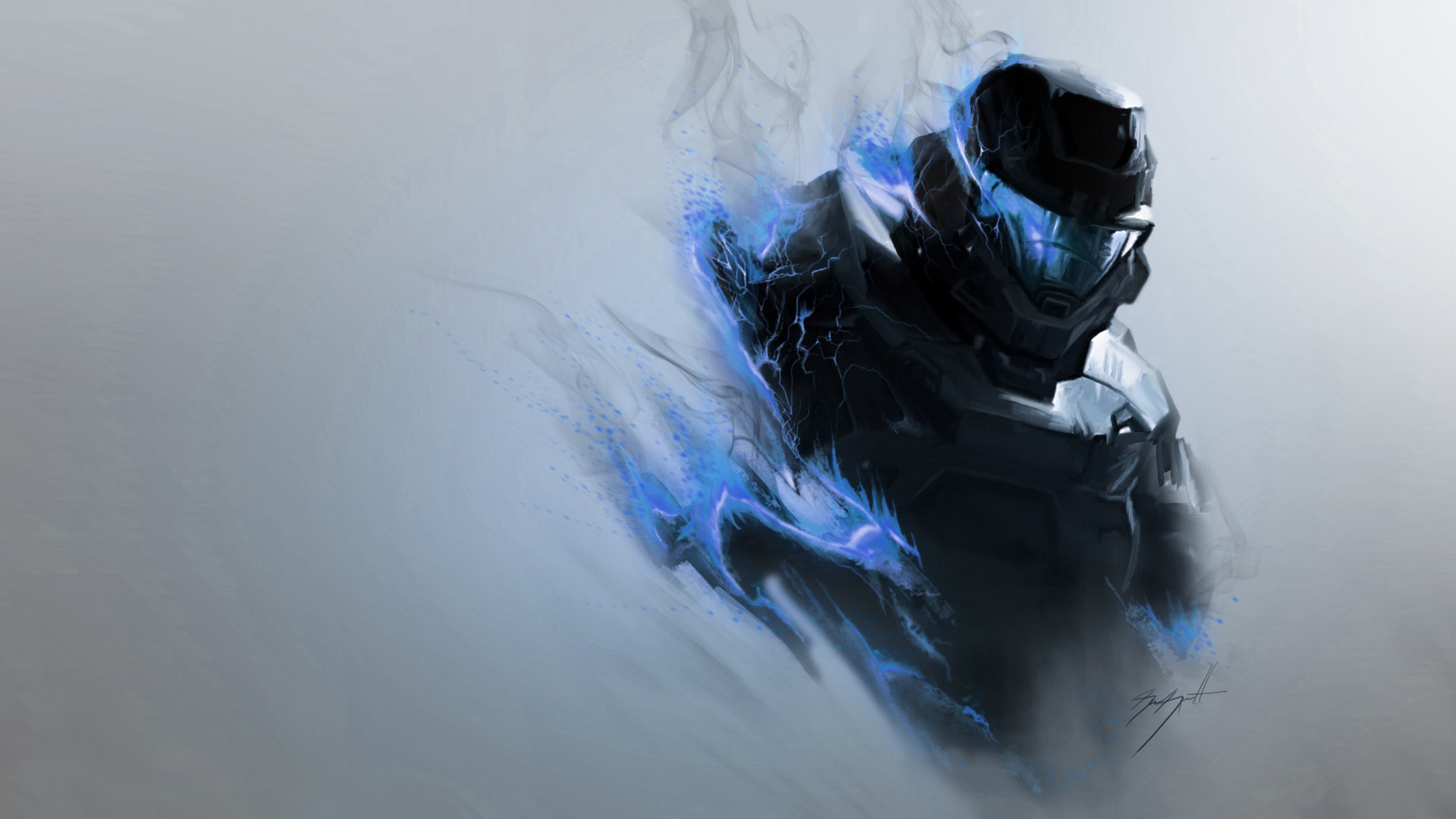 3840x2160 Halo, Smoke, Armor, Soldier, Helmet Wallpaper, Background 4K .