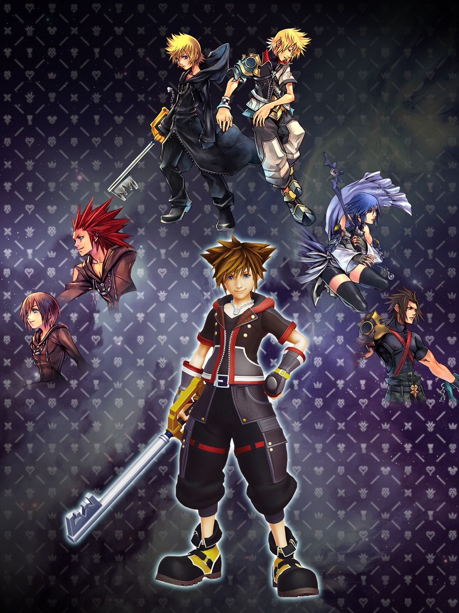 1536x2048 Kingdom Hearts Iphone Wallpaper