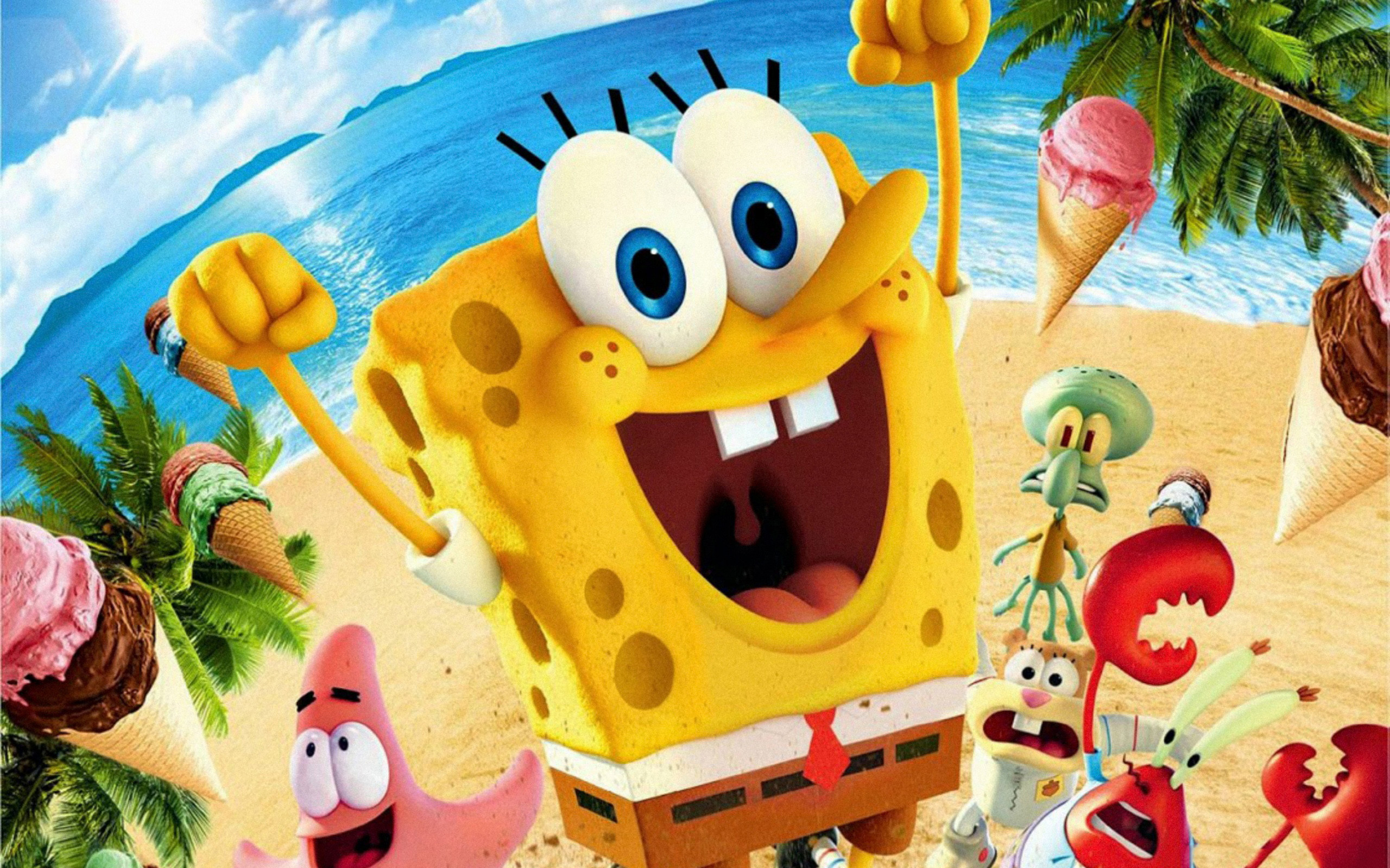 2560x1600 The SpongeBob Movie: Sponge Out of Water Wallpapers
