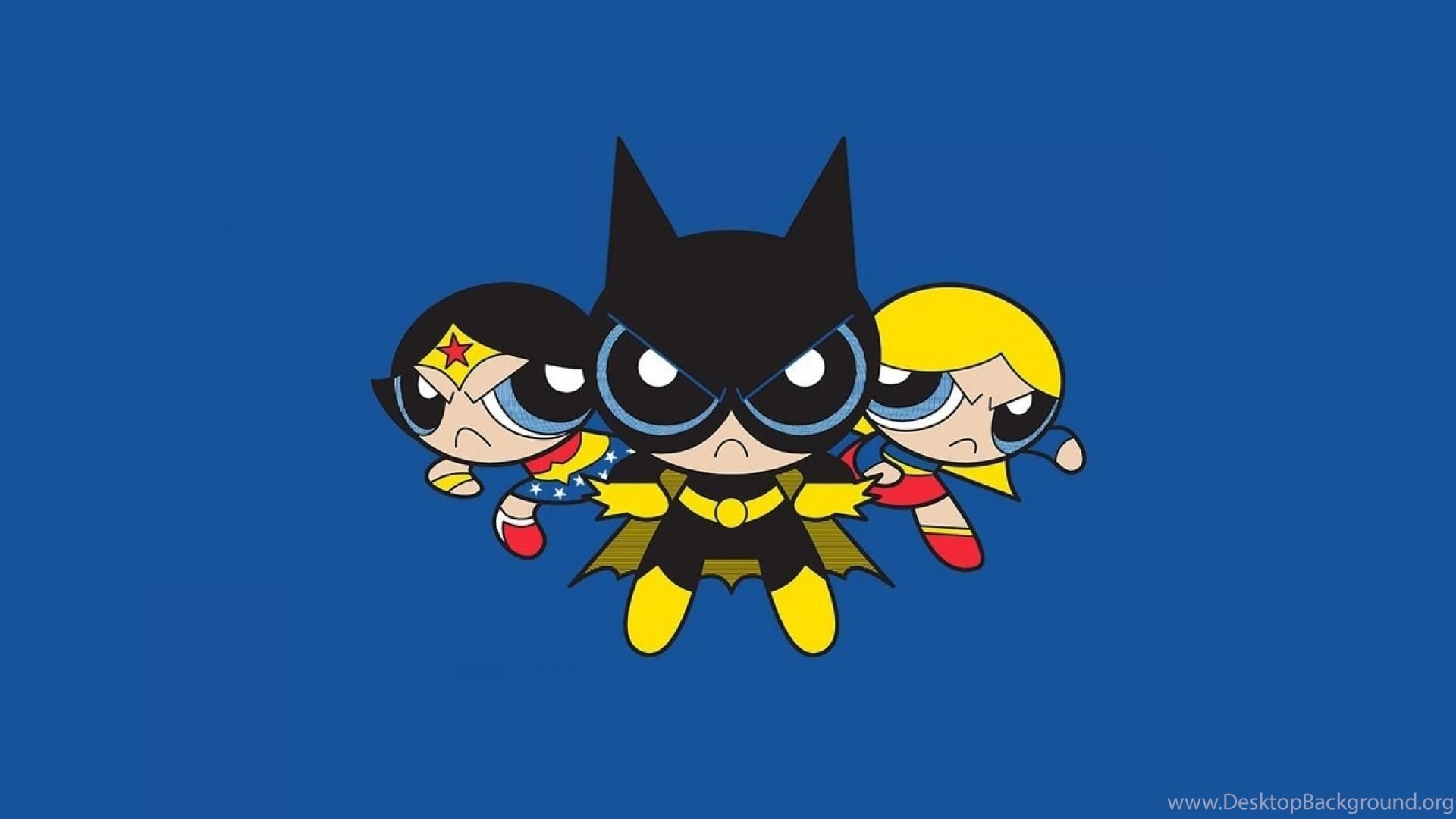 1920x1080 Dc Powerpuff Girls Batgirl Supergirl Wonder Woman Wallpapers