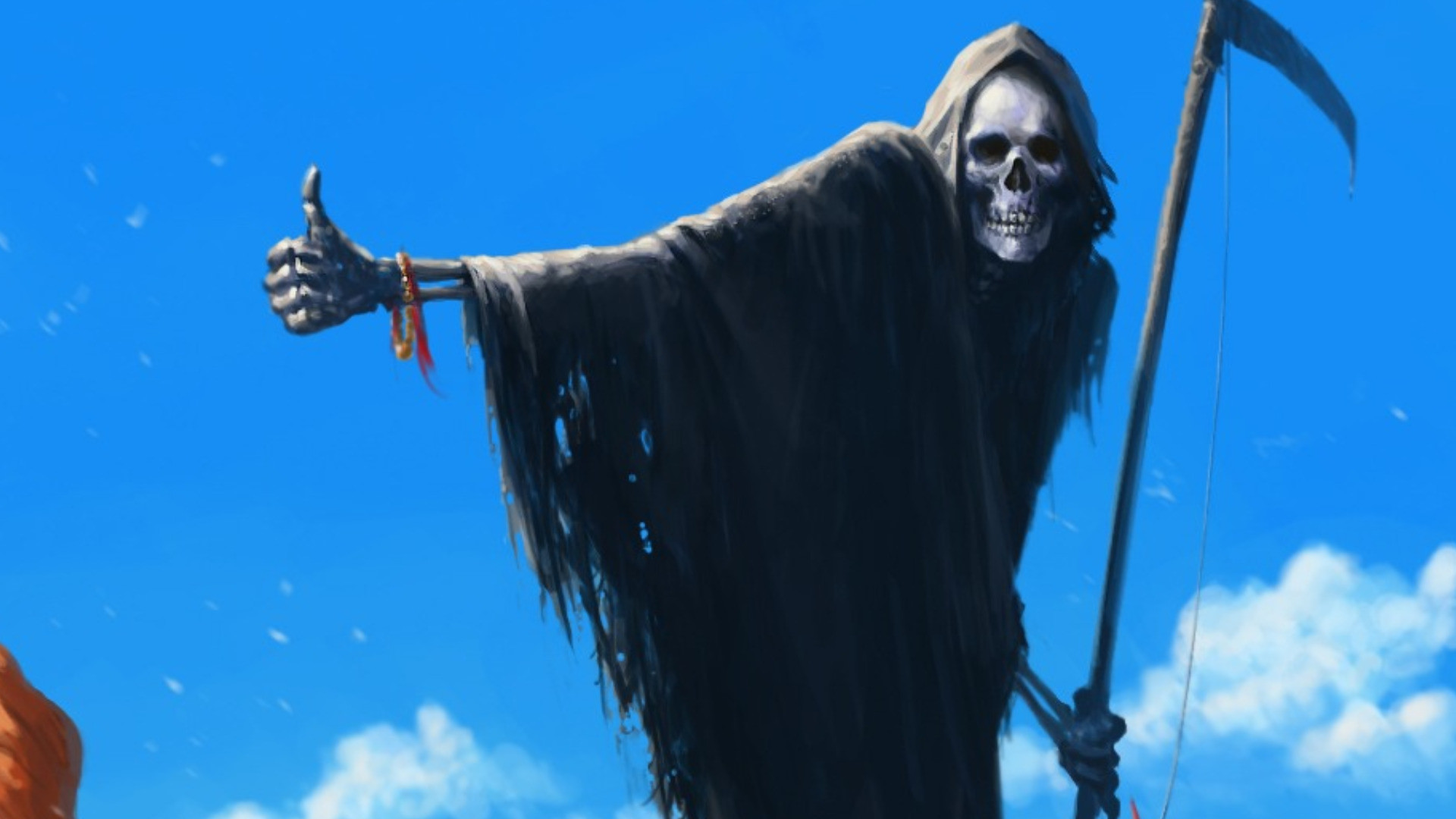1920x1080 Dark Grim Reaper Horror Skeletons Skull Creepy Wallpaper At Dark Wallpapers
