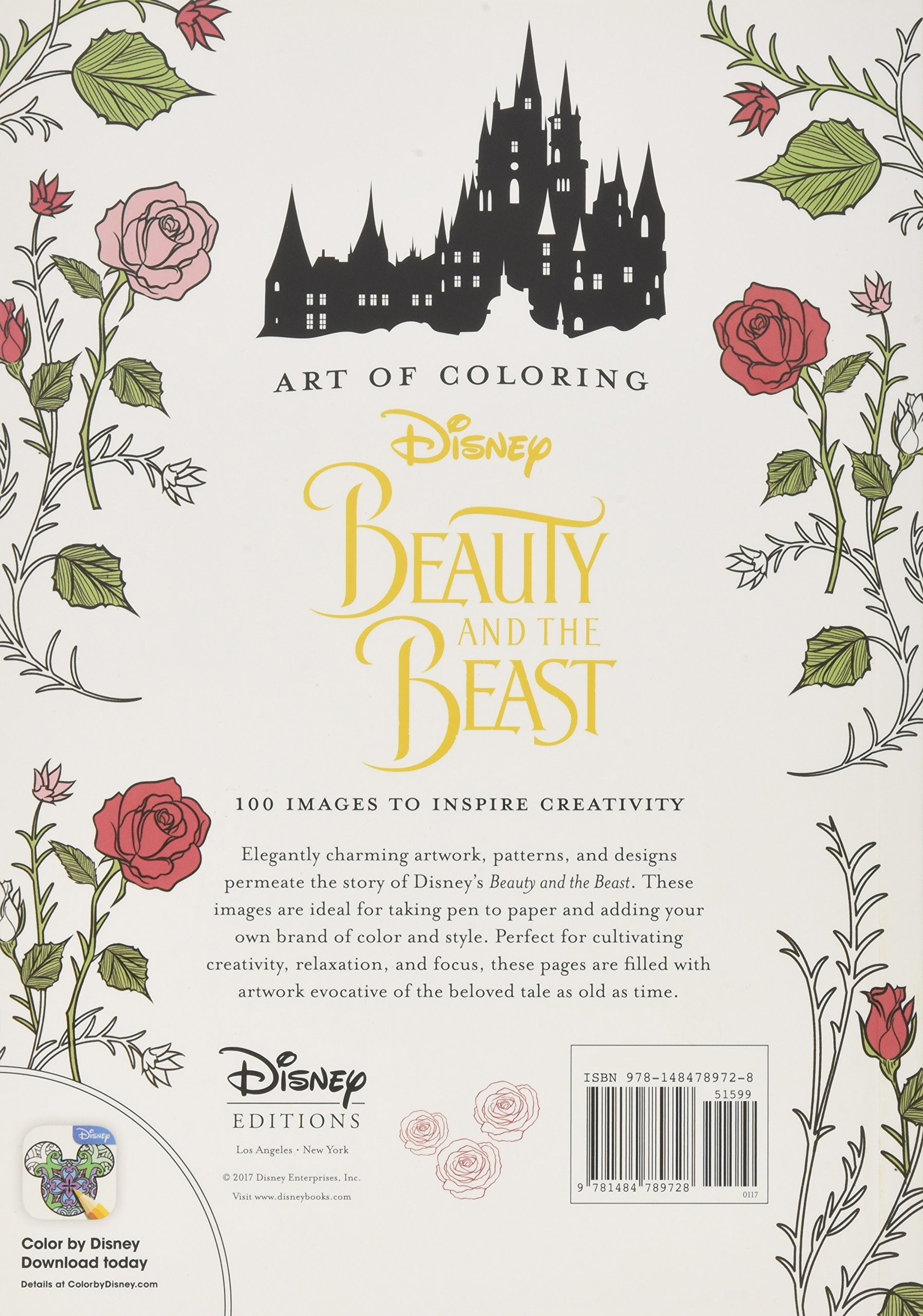1796x2560 Amazon.com: Art of Coloring: Beauty and the Beast: 100 Images to Inspire  Creativity (9781484789728): Disney Book Group: Books