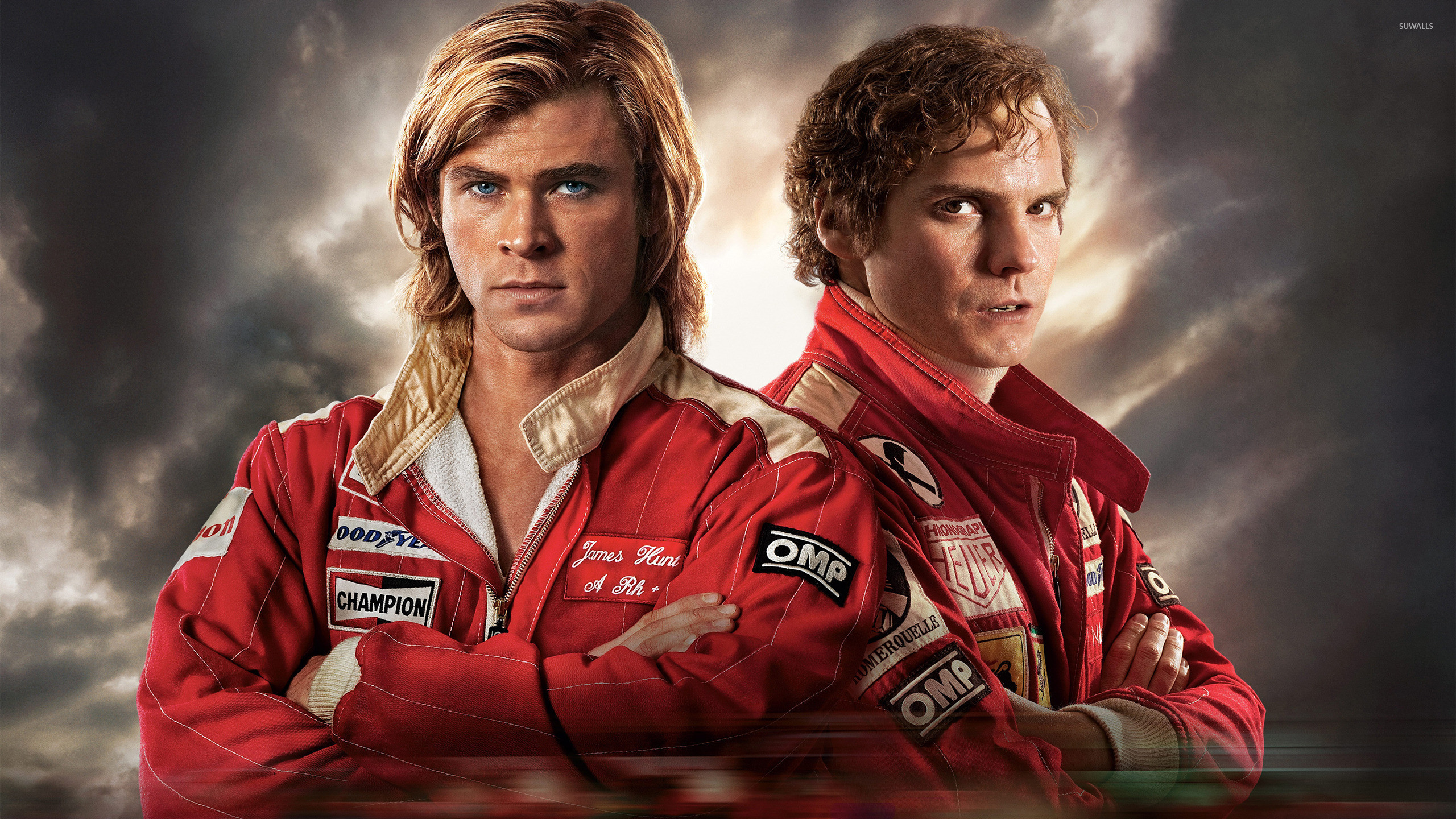 2560x1440 James Hunt and Niki Lauda - Rush wallpaper