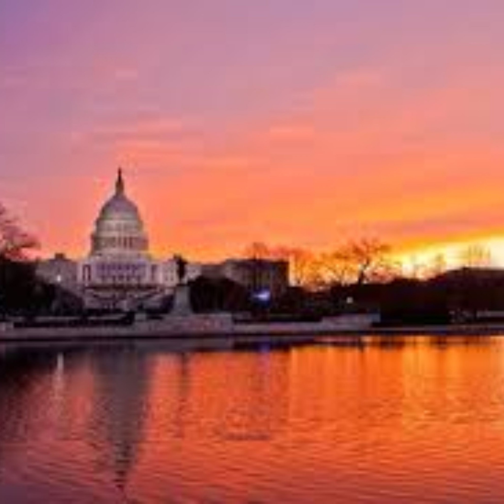 2048x2048 Related to Beautiful Sunset 4K Washington DC Wallpaper