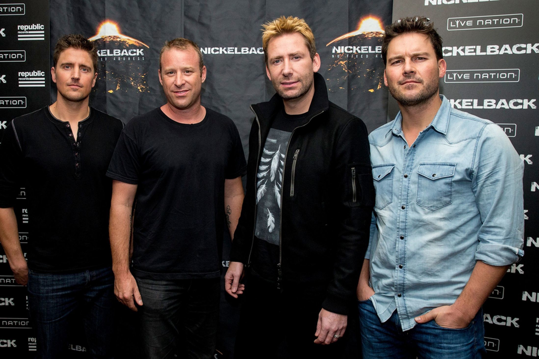 2197x1463 The members of rock music institution" Nickelback. Confirmed as cast, band  and musical