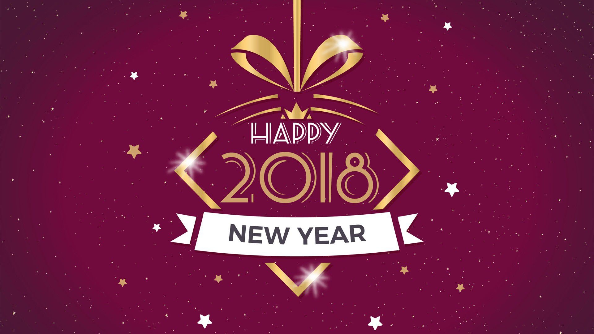 1920x1080 Happy New Year 2018 Desktop Wallpaper ...