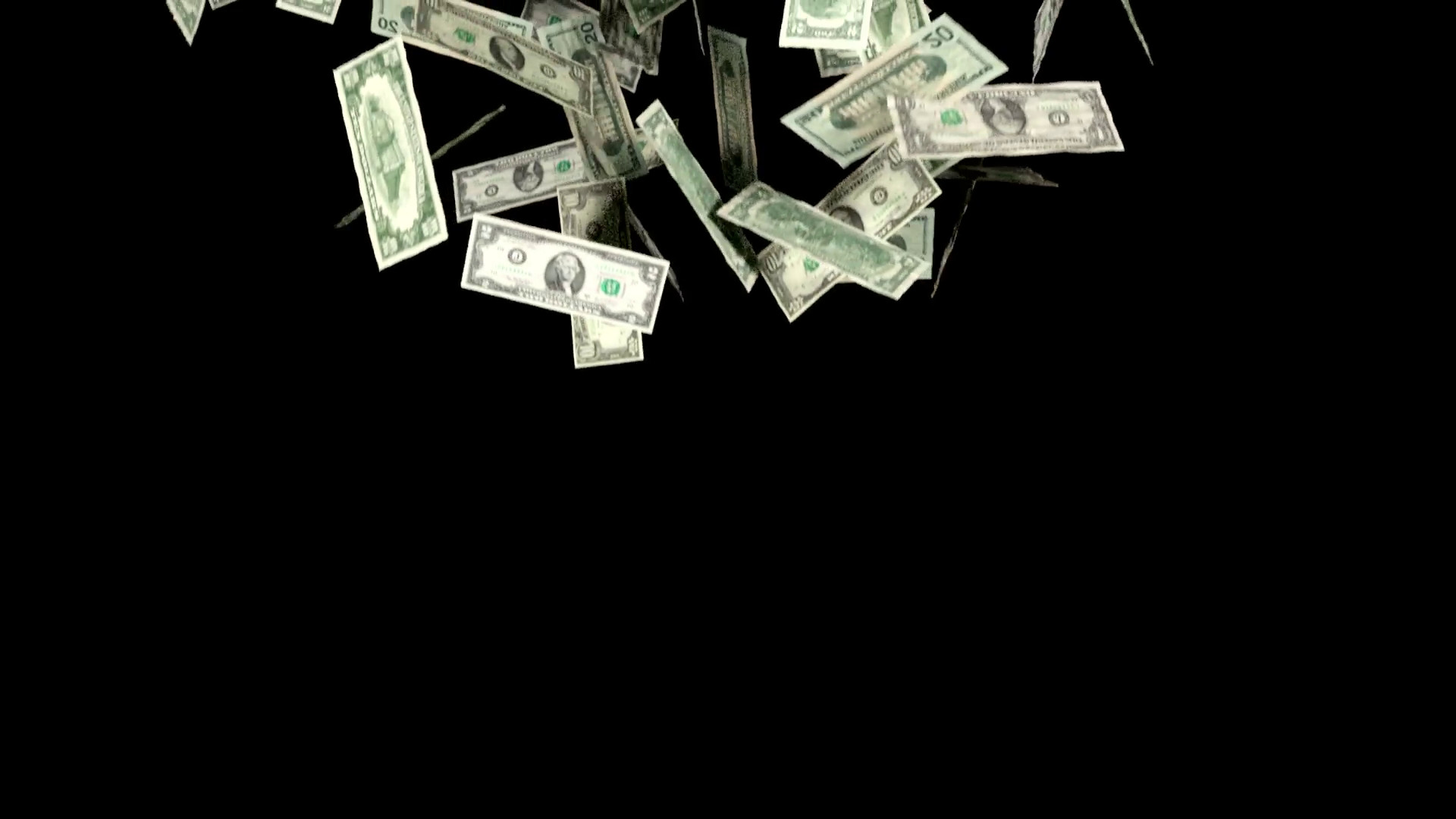 1920x1080 Money Falling In Slow Motion Dollars Financial Win US Currency Tax Motion  Background - VideoBlocks