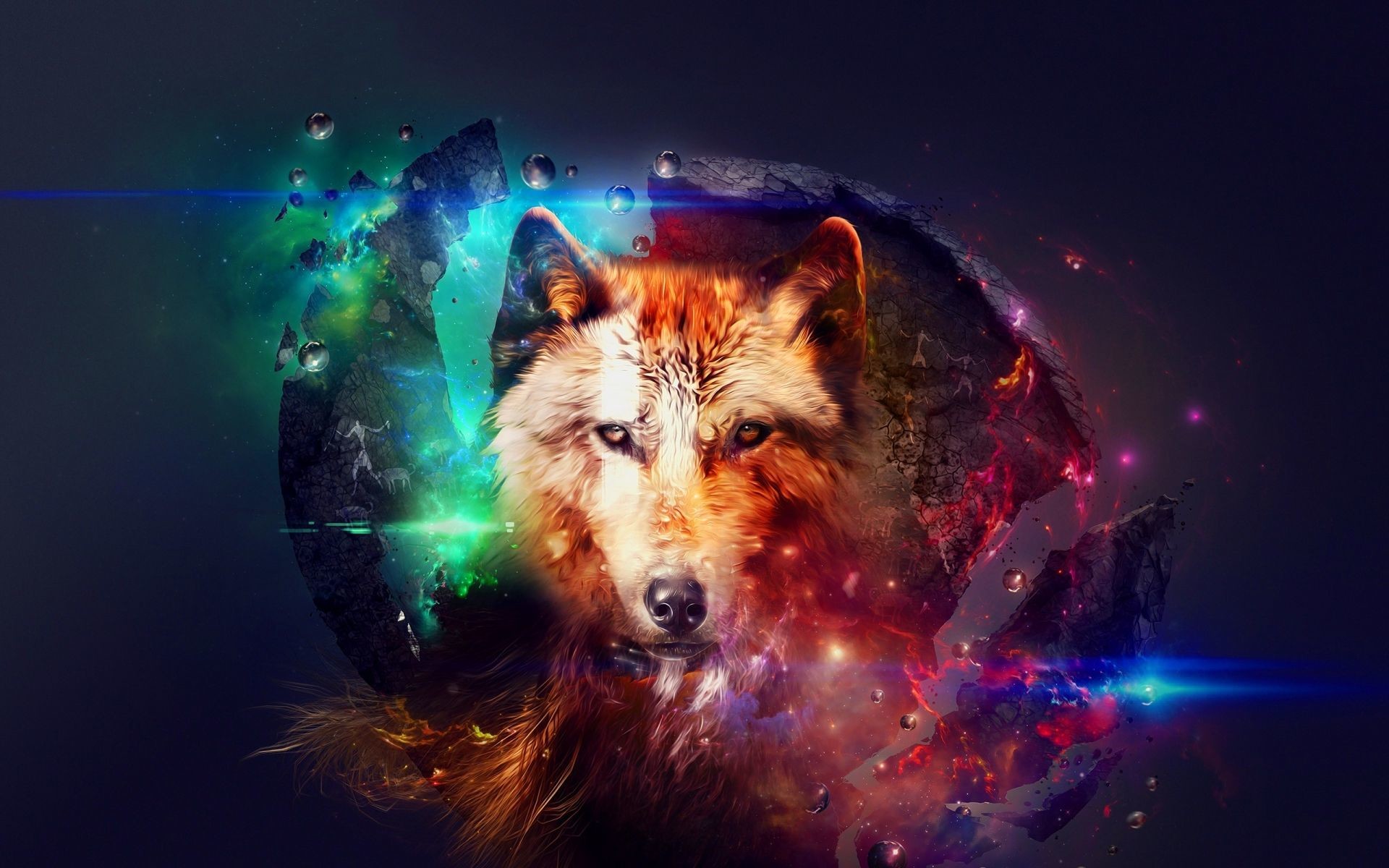 1920x1200 Wolf backgrounds hipster