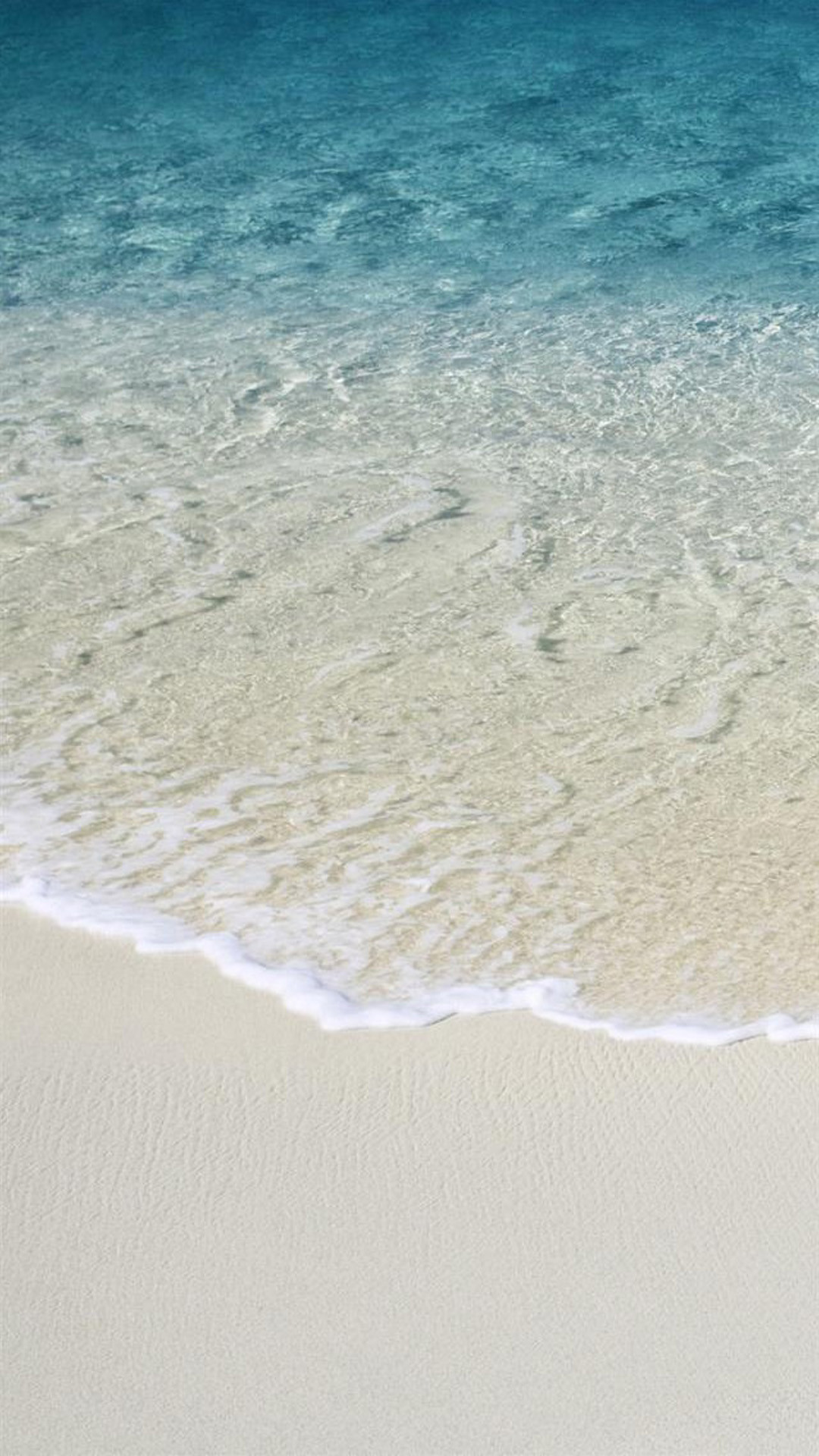 1080x1920 Nature Clear Ocean Wave Beach iPhone 8 wallpaper