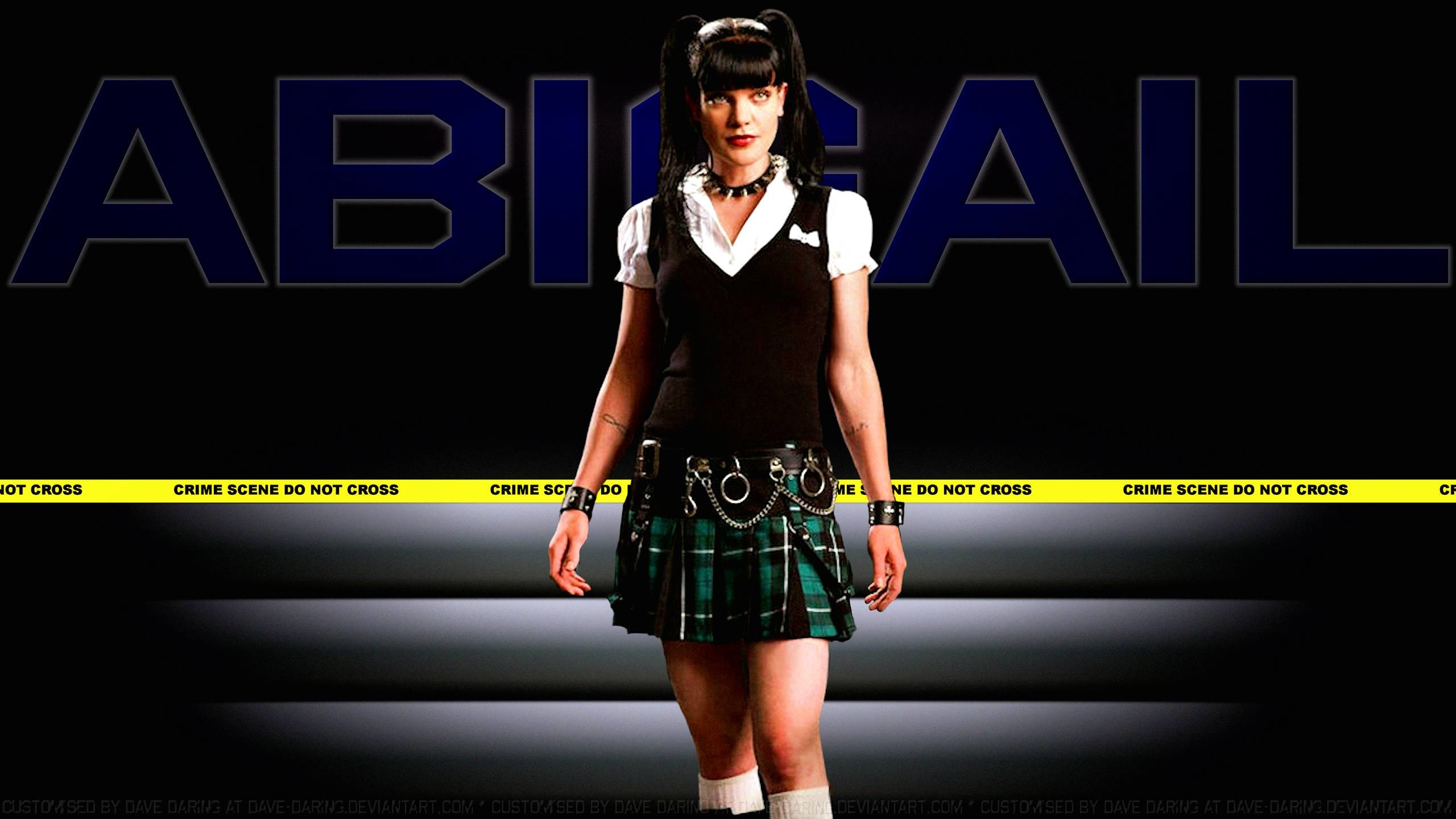 2560x1440 Pauley Perrette Crime Fighter Abby by Dave-Daring