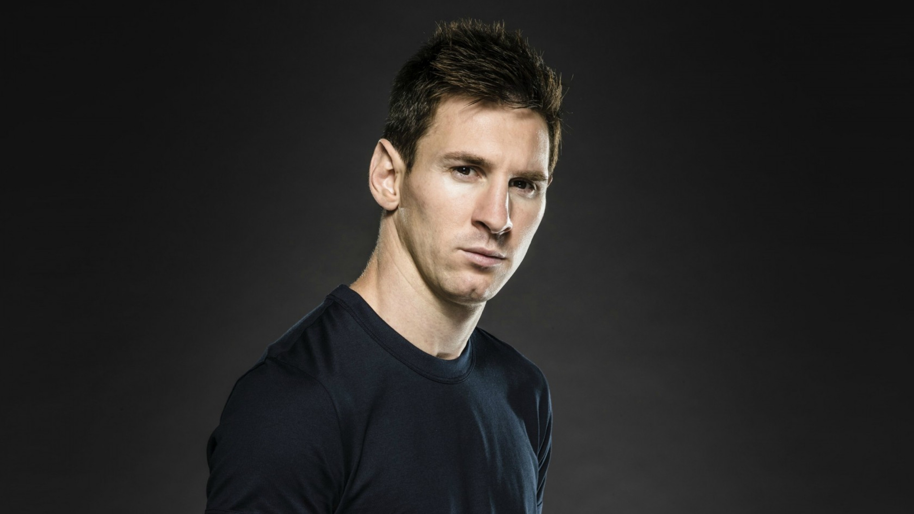 3840x2160 Preview wallpaper lionel messi, barcelona, football player 