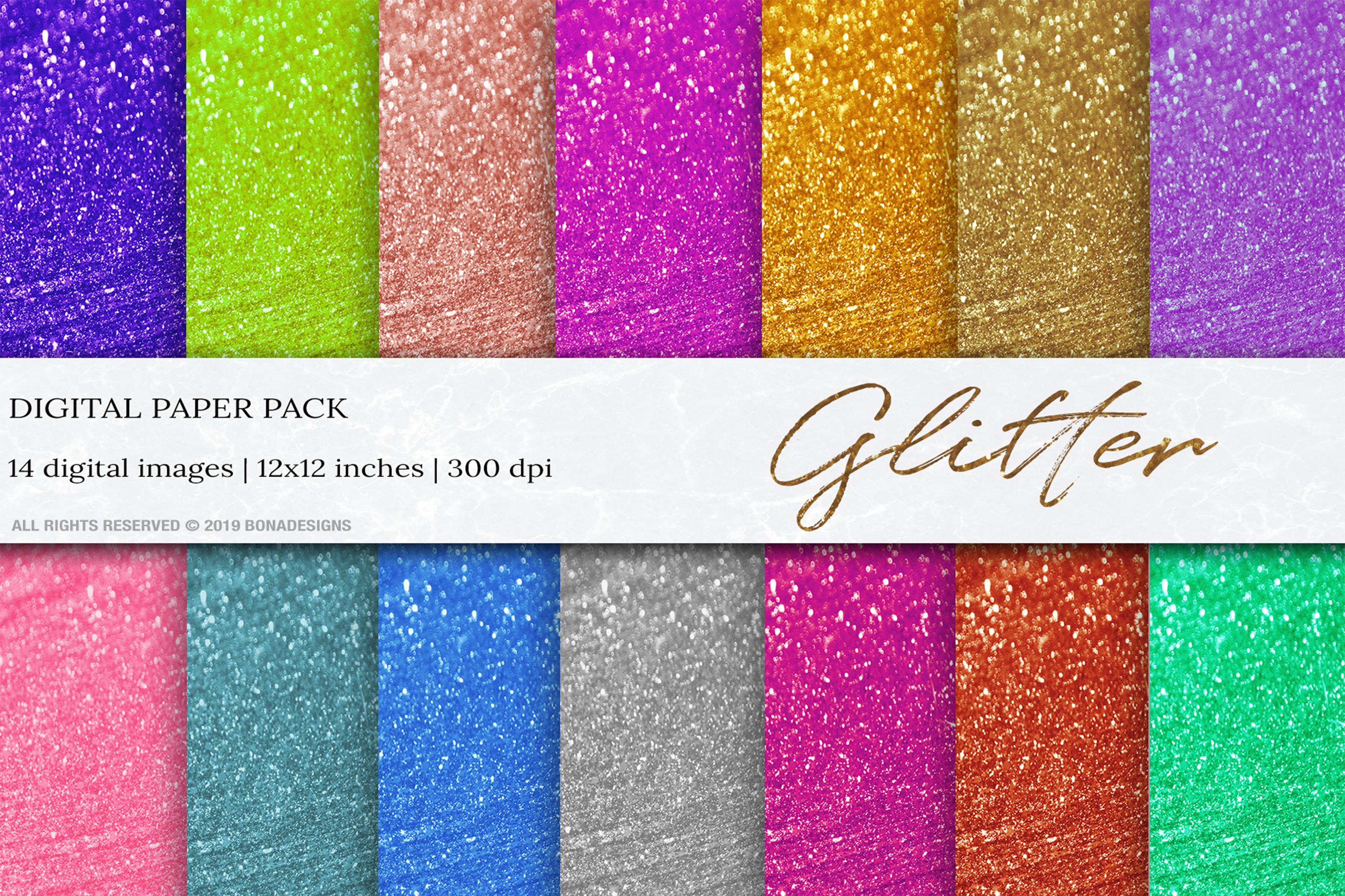 3000x2000 Wedding Glitter Digital Papers, Glitter Background, Glitter example image 1