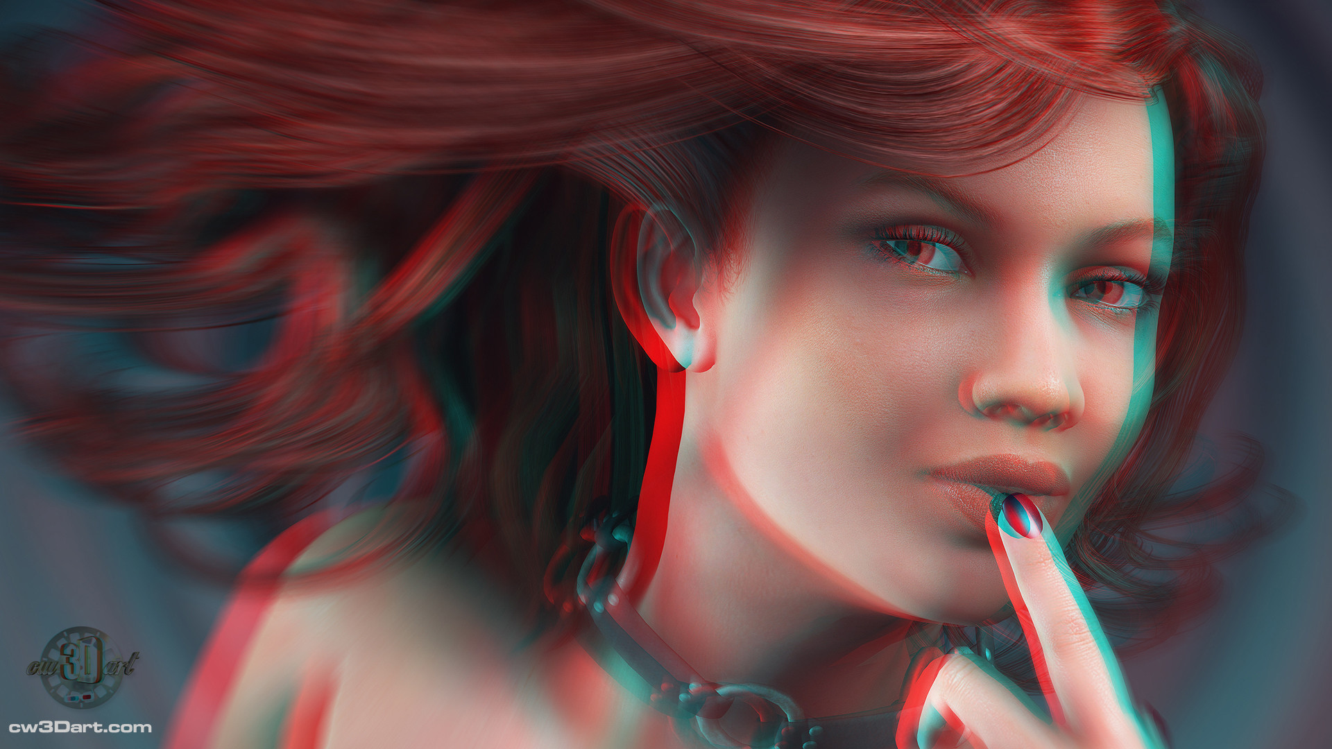 1920x1080 ... Wallpapers - HD Anaglyph (Red/Cyan) 3D glasses test - YouTube ...