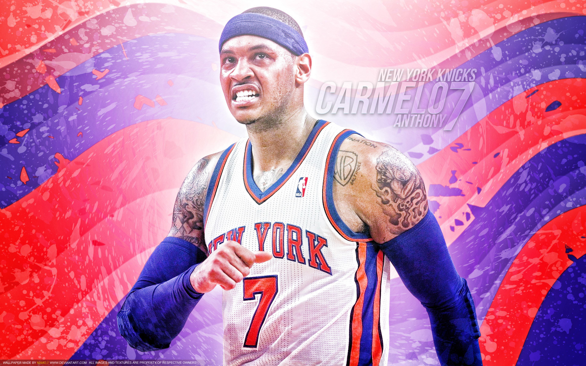 1920x1200 Carmelo Anthony New York Knicks 1920Ã1200 Wallpaper