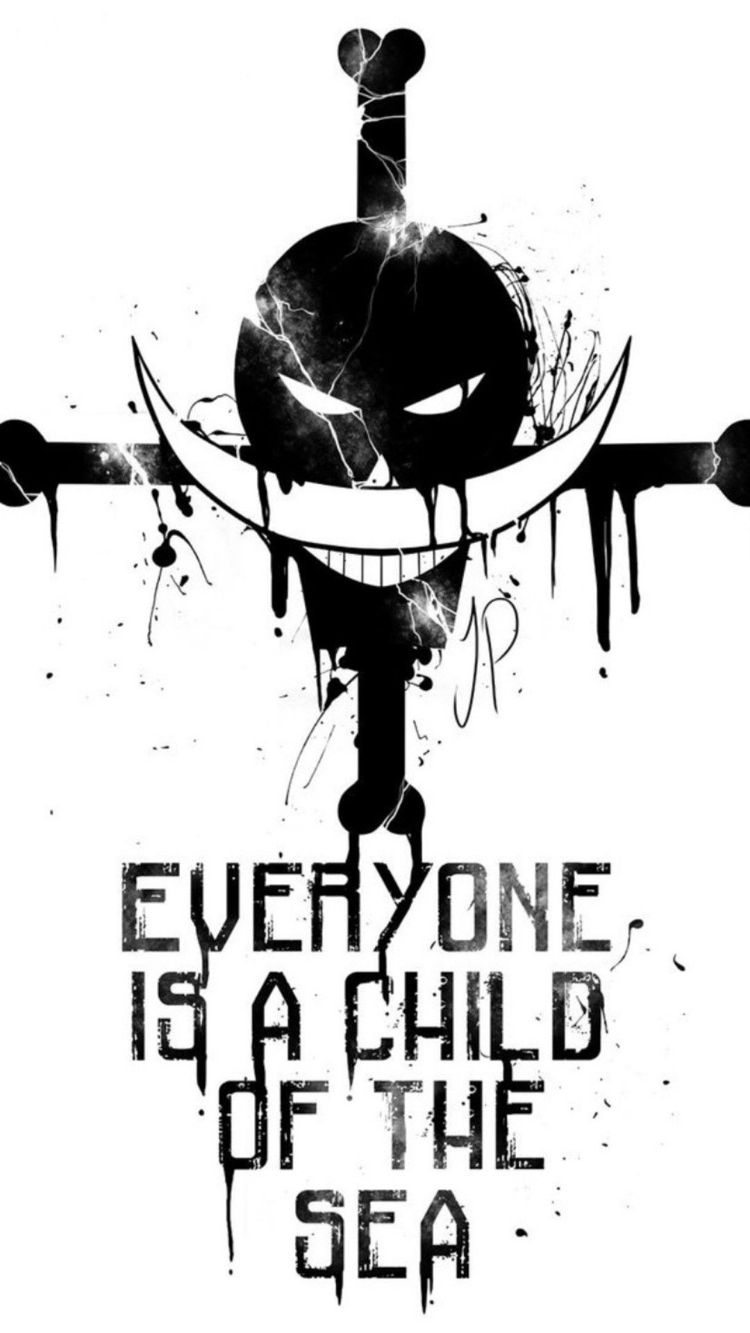 1080x1920 Whitebeard "Everyone is a child of the sea" Wallpaper