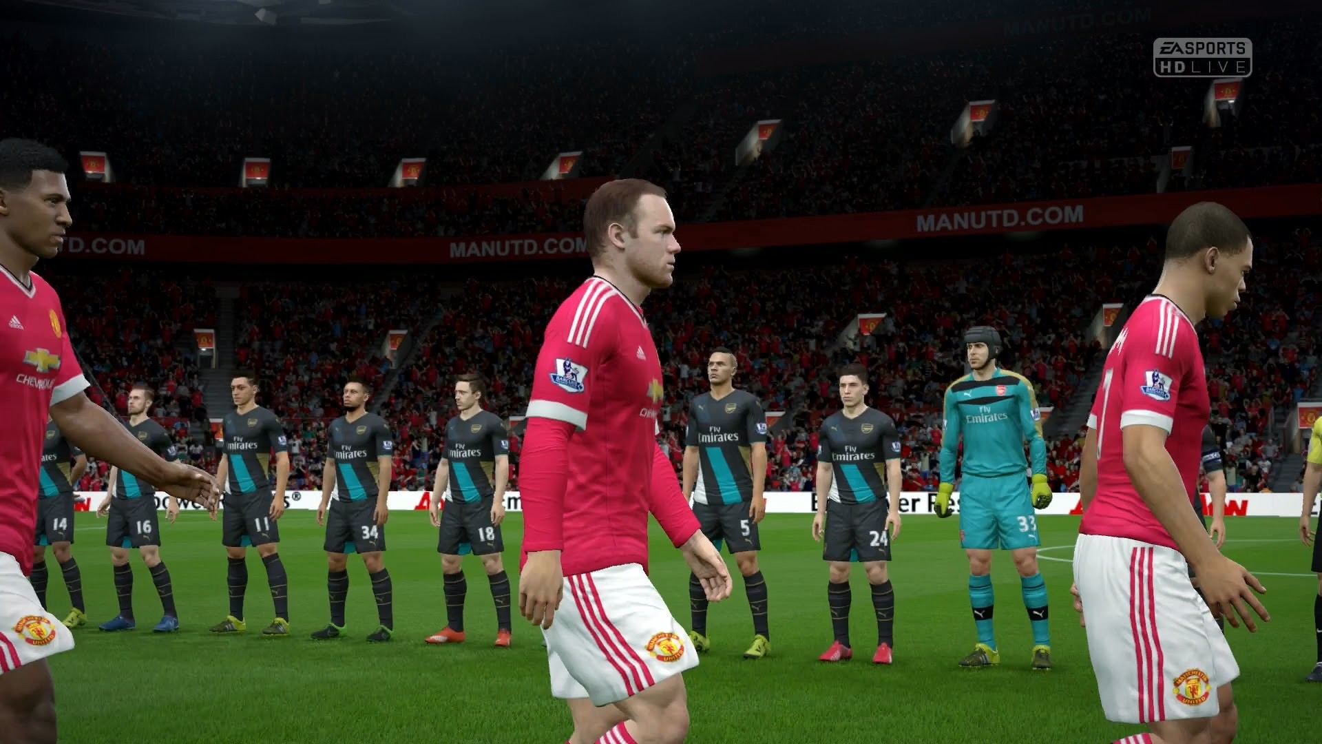 1920x1080 FIFA 16 | Manchester United vs Arsenal - Full Gameplay (PS4/Xbox One) -  YouTube