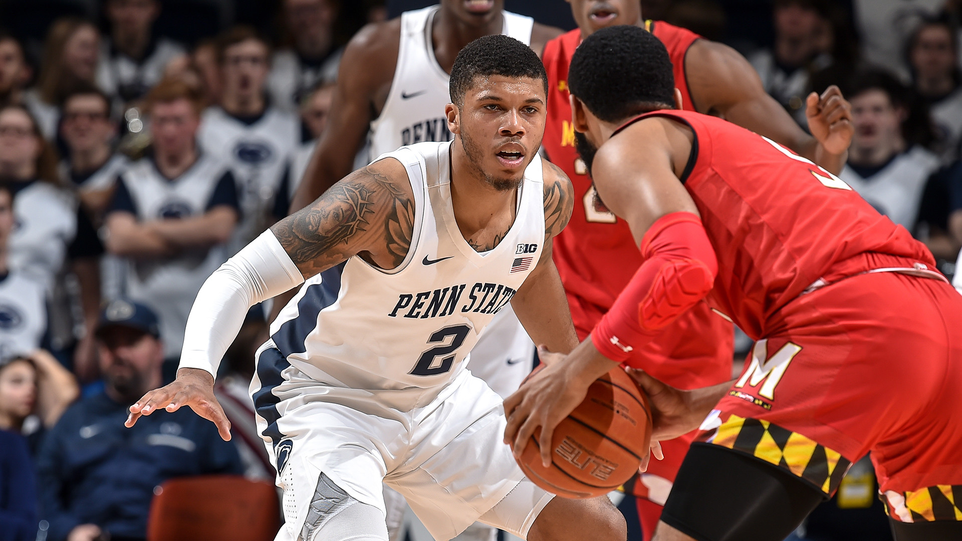 1920x1080 Penn State's Myles Dread (2) during the game with Maryland. The Nittany  Lions