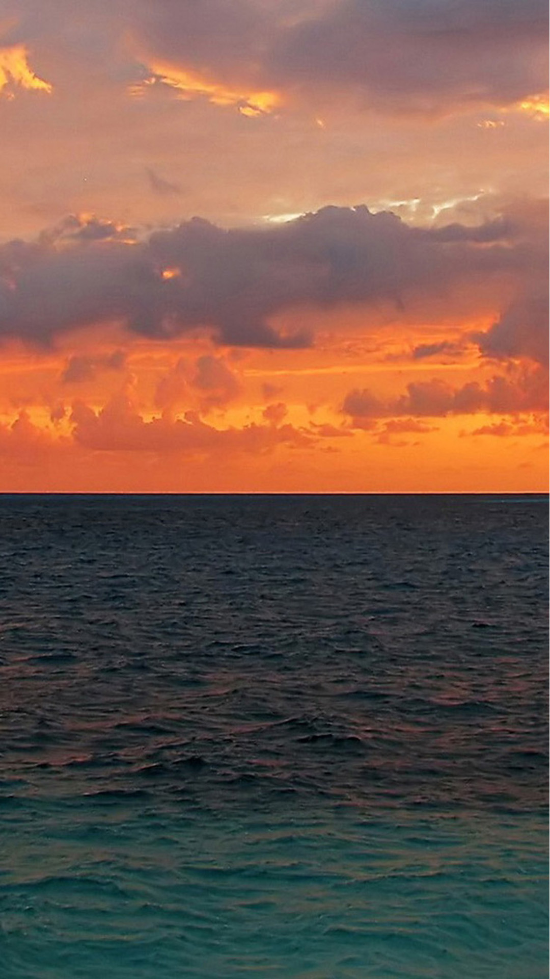 1080x1920 Nature Sunset Ocean Surface iPhone 6 wallpaper