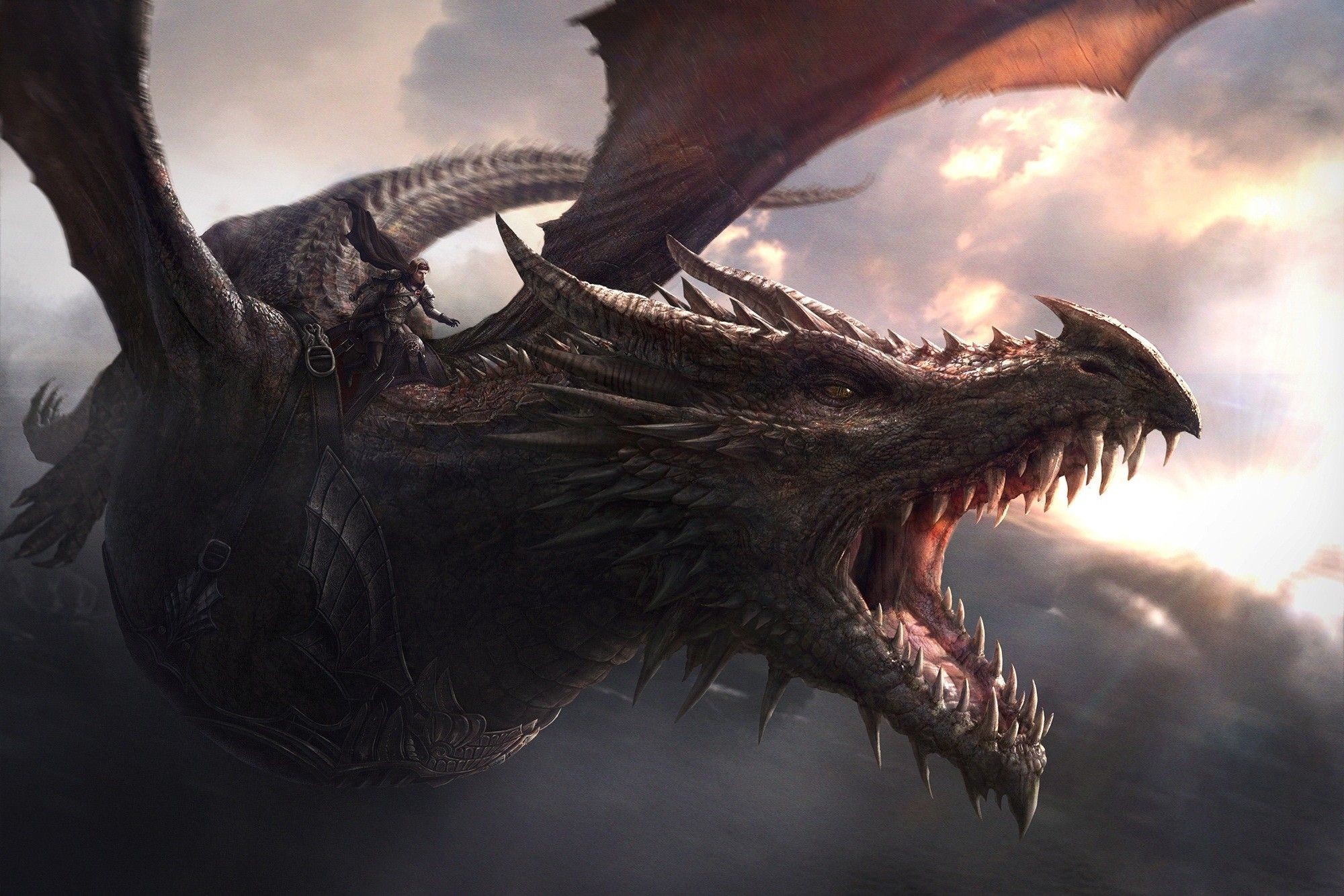 2000x1334 dragon, Game Of Thrones, Balerion Wallpaper