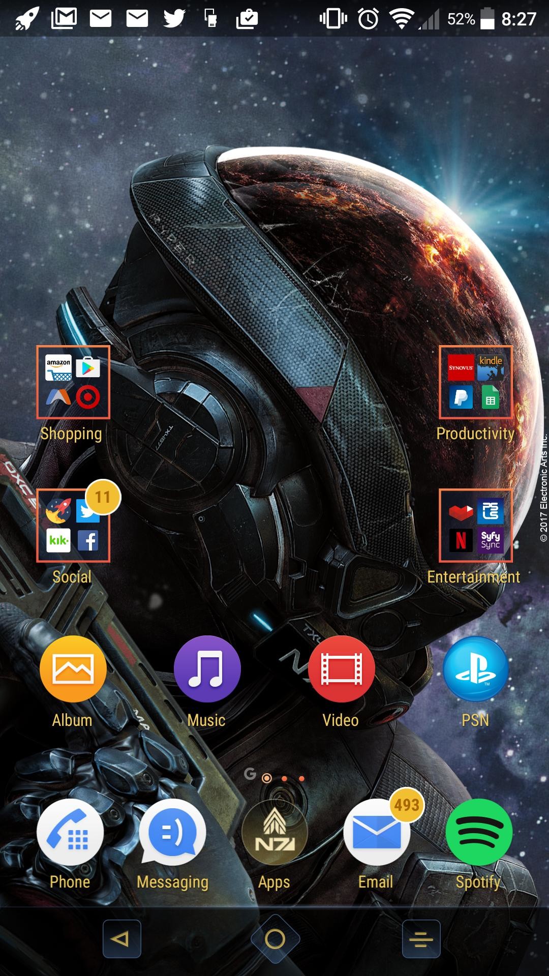 1080x1920 If you're on Android, there is an official Mass Effect Andromeda theme  that's free. Live Wallpaper and an even better live lock screen.