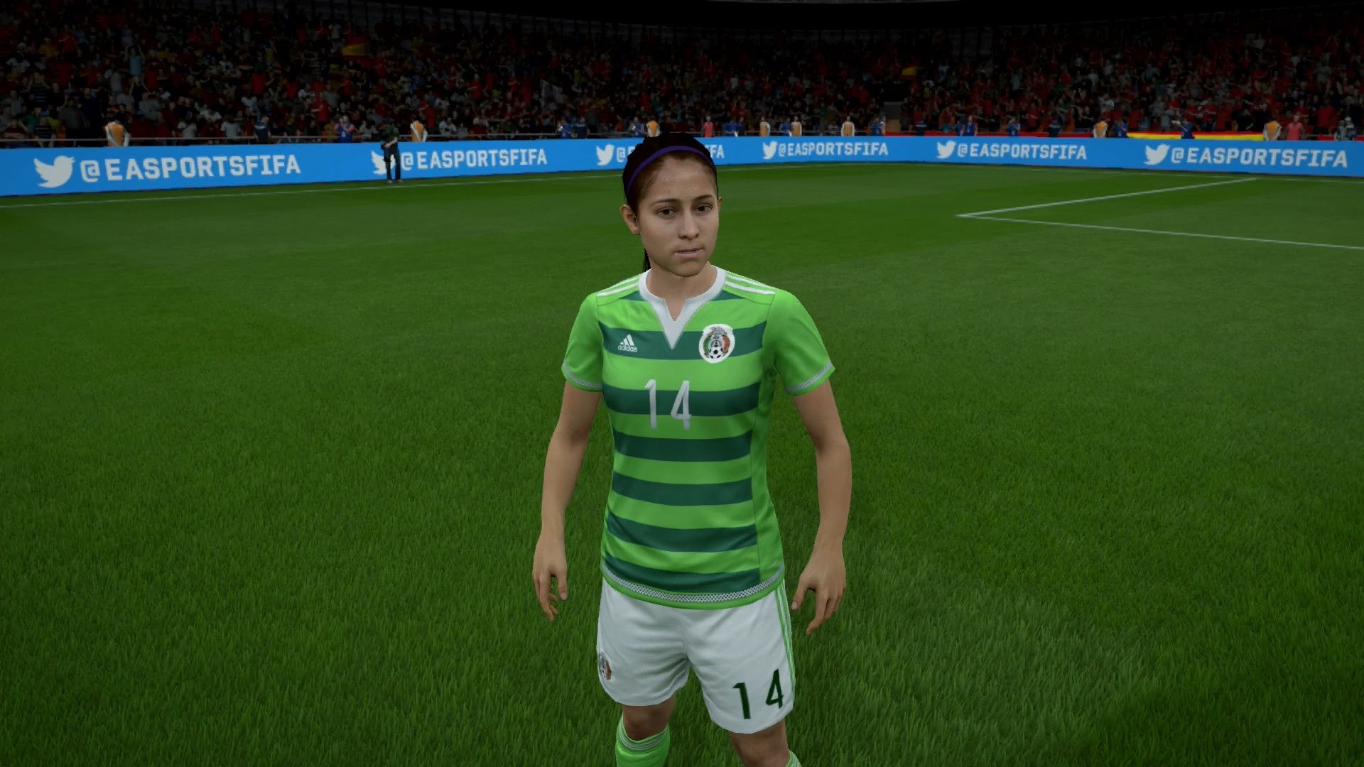 1920x1080 FIFA 16 - Mexico Women's National Team Player Faces