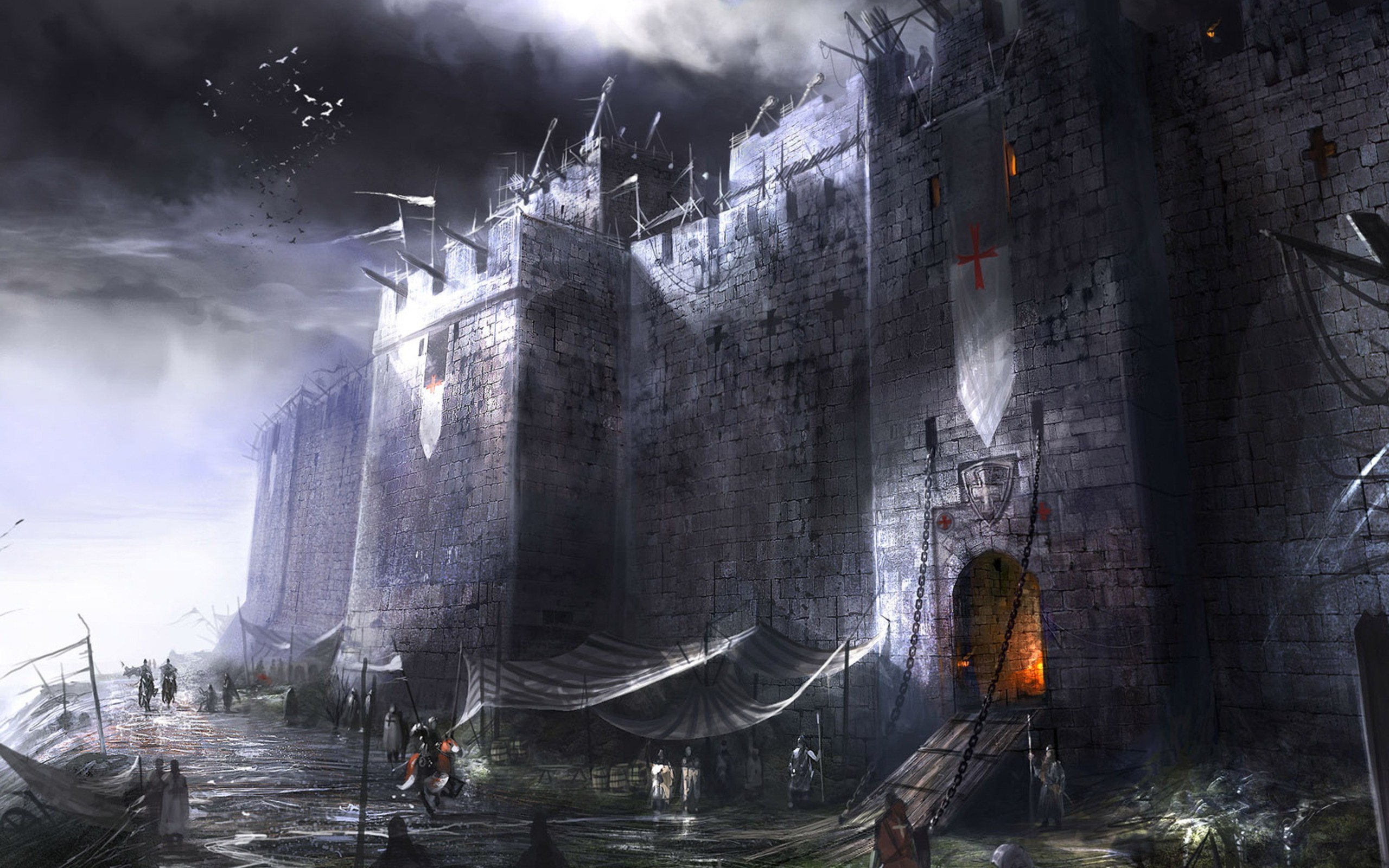 2560x1600 Image for Goth Wallpapers Castle 37 | <{*KNIGHTs}> & <{*CASTLEs}> |  Pinterest | Castles and Wallpaper