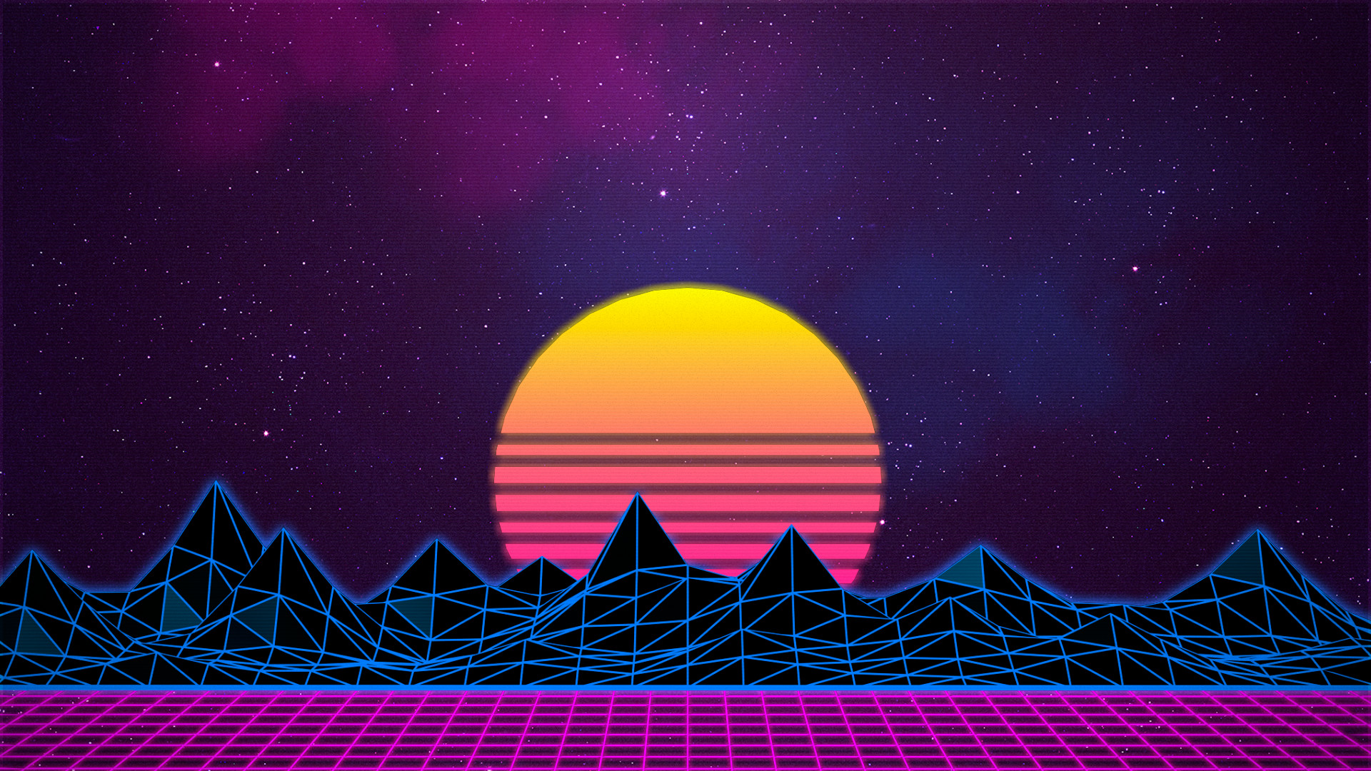 1920x1080 General  New Retro Wave neon synthwave