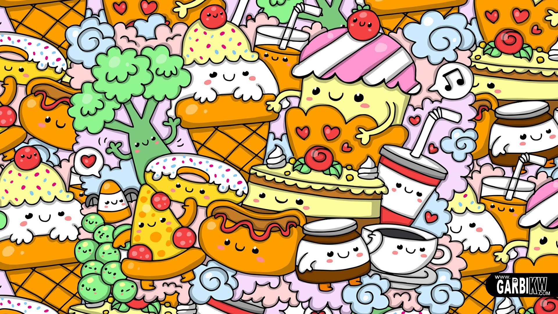1920x1080 ... Cute Food Wallpapers Desktop • dodskypict ...