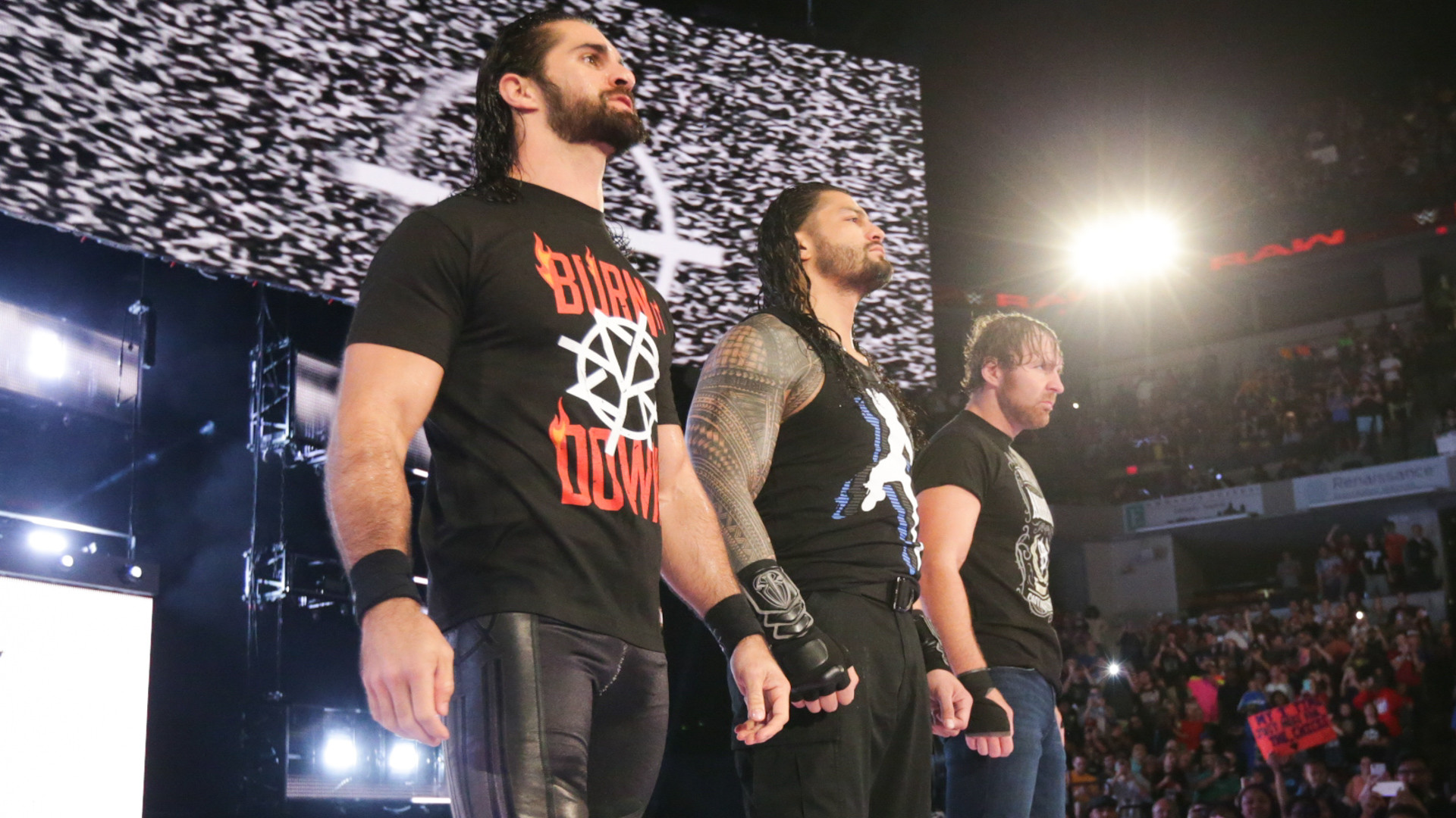 1920x1080 The Shield Interrupts Miz TV Miz and his group of goons are starting off  Raw & Miz is handing out his awards when Roman Reigns finally has enough of  his ...