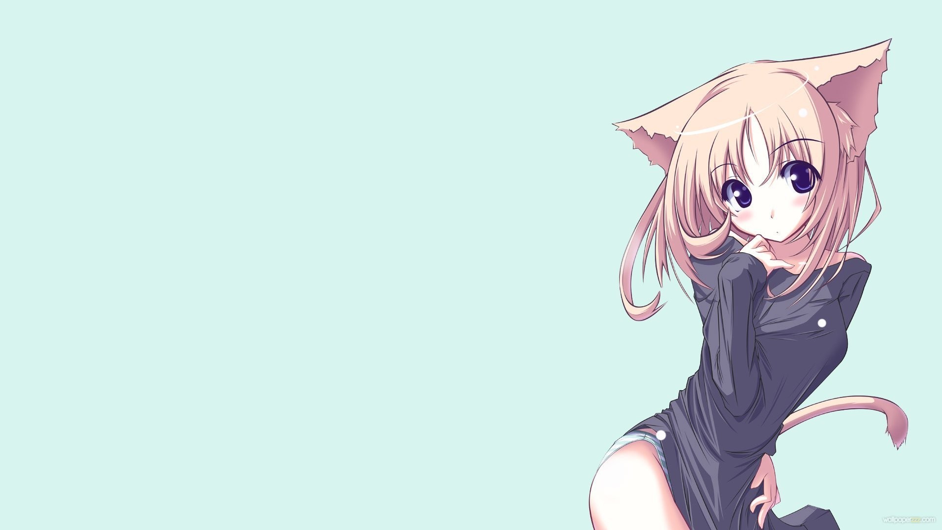 1920x1080 Anime Girl And Cat HD Wide Wallpaper for Widescreen (73 Wallpapers)