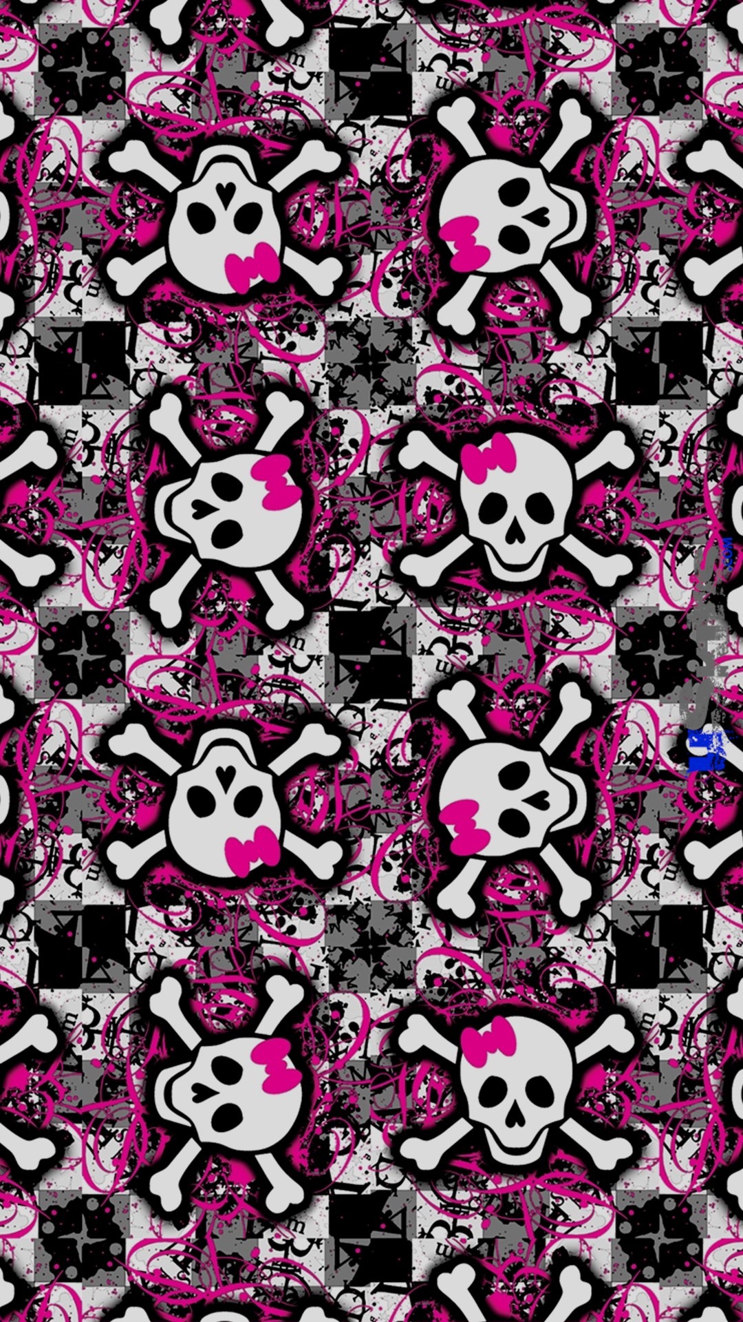 1080x1920 Image Results for girly skull