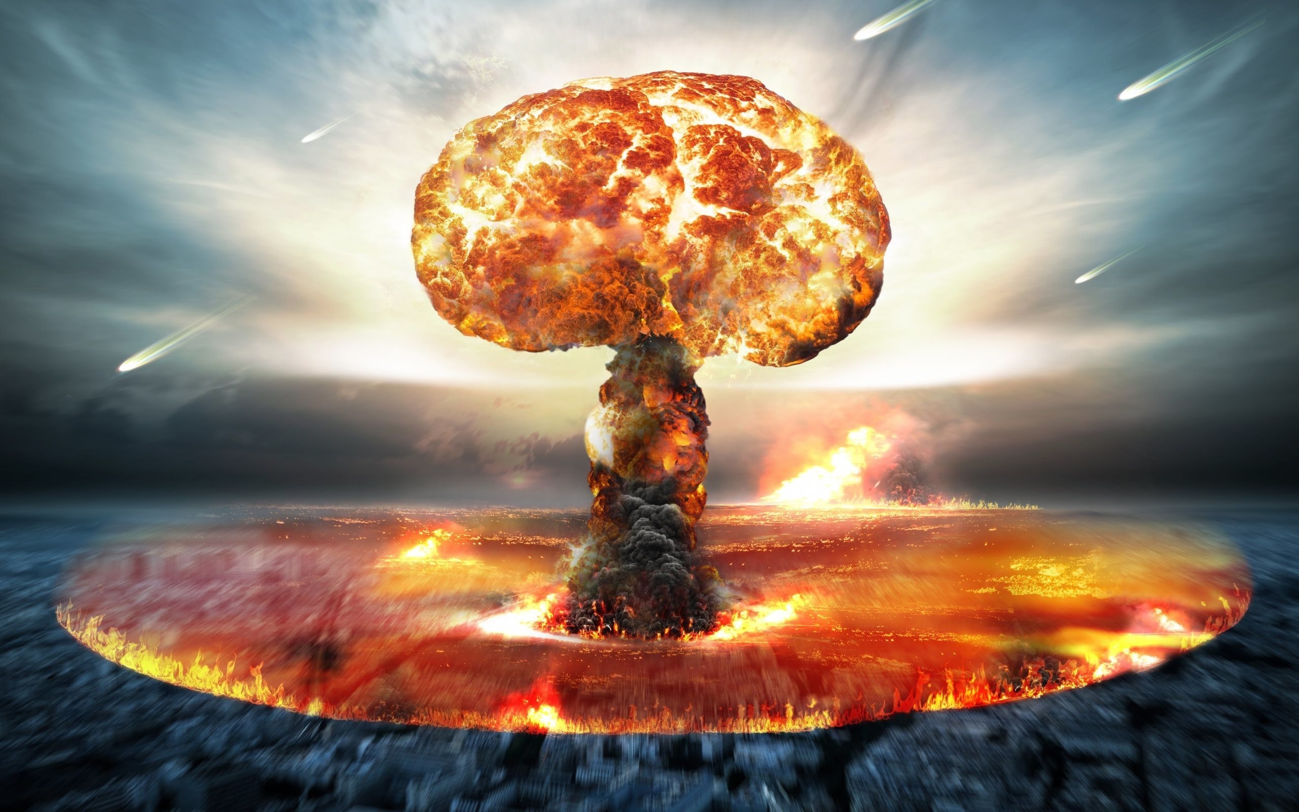 2560x1600  atomic explosion, nuclear bomb, apocalypse, nuclear explosion